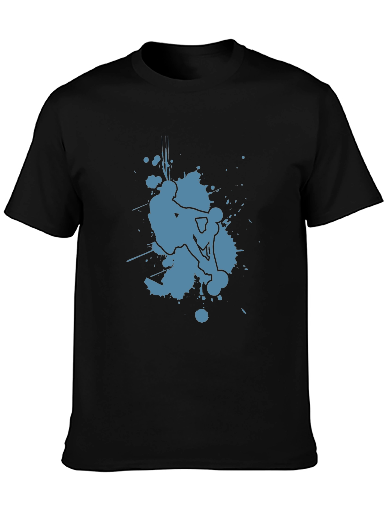 Abstract Skater Graphic T-Shirt
