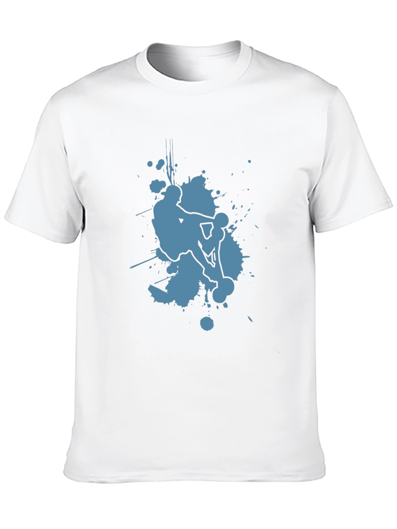 Abstract Skater Graphic T-Shirt