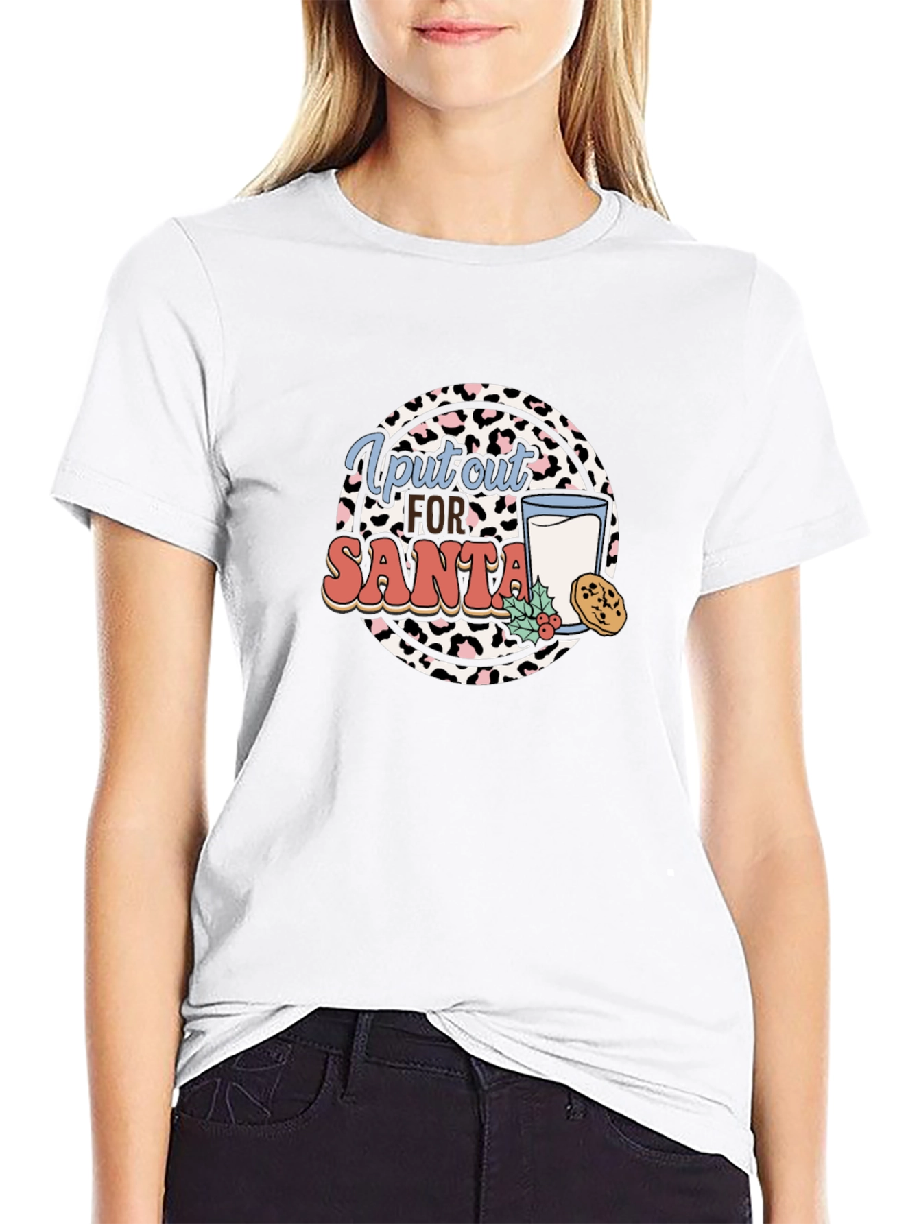 I Put Out For Santa Graphic T-Shirt