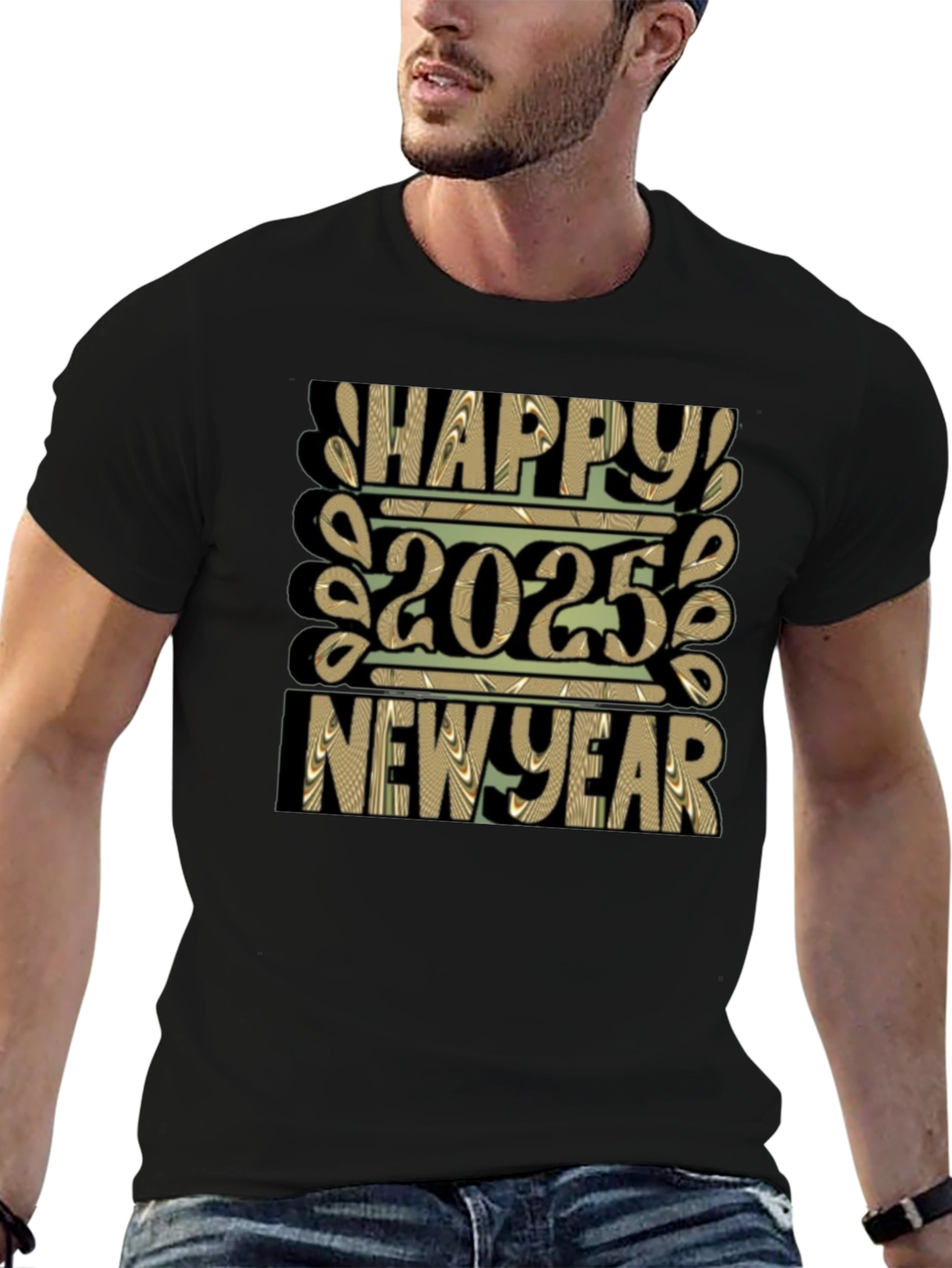 Happy 2025 New Year Graphic Tee