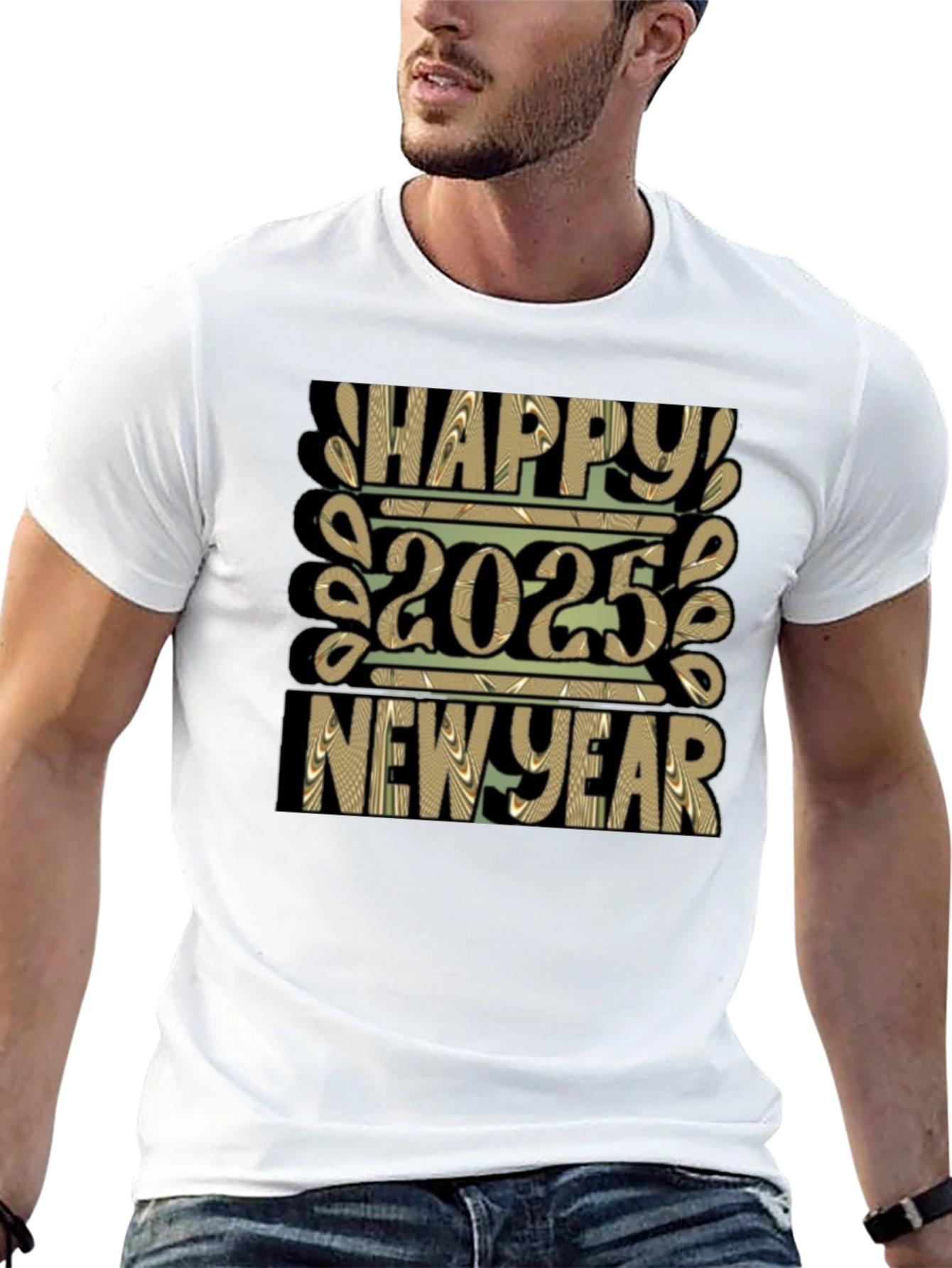Happy 2025 New Year Graphic Tee