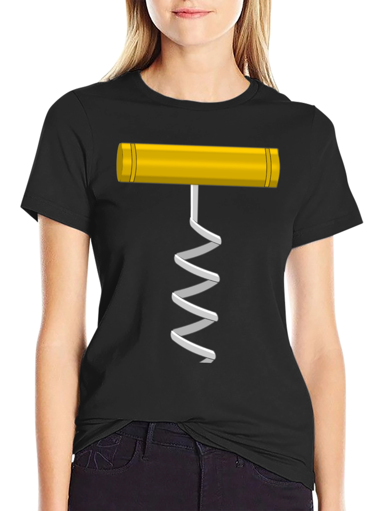 Wine Opener Graphic T-Shirt - Funny Sommelier Tee