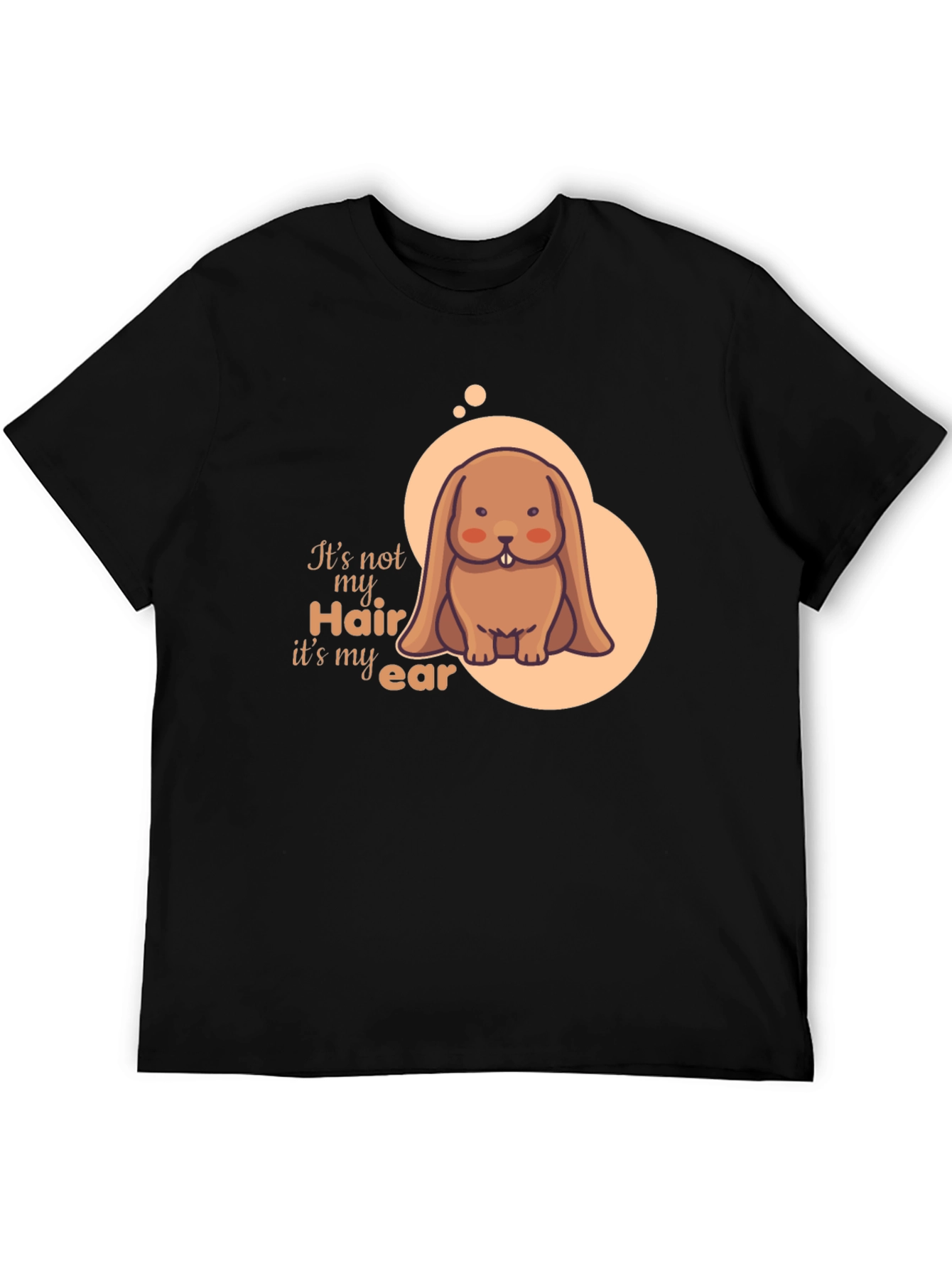 Funny Rabbit Ear T-Shirt - Cute Bunny Lover Tee
