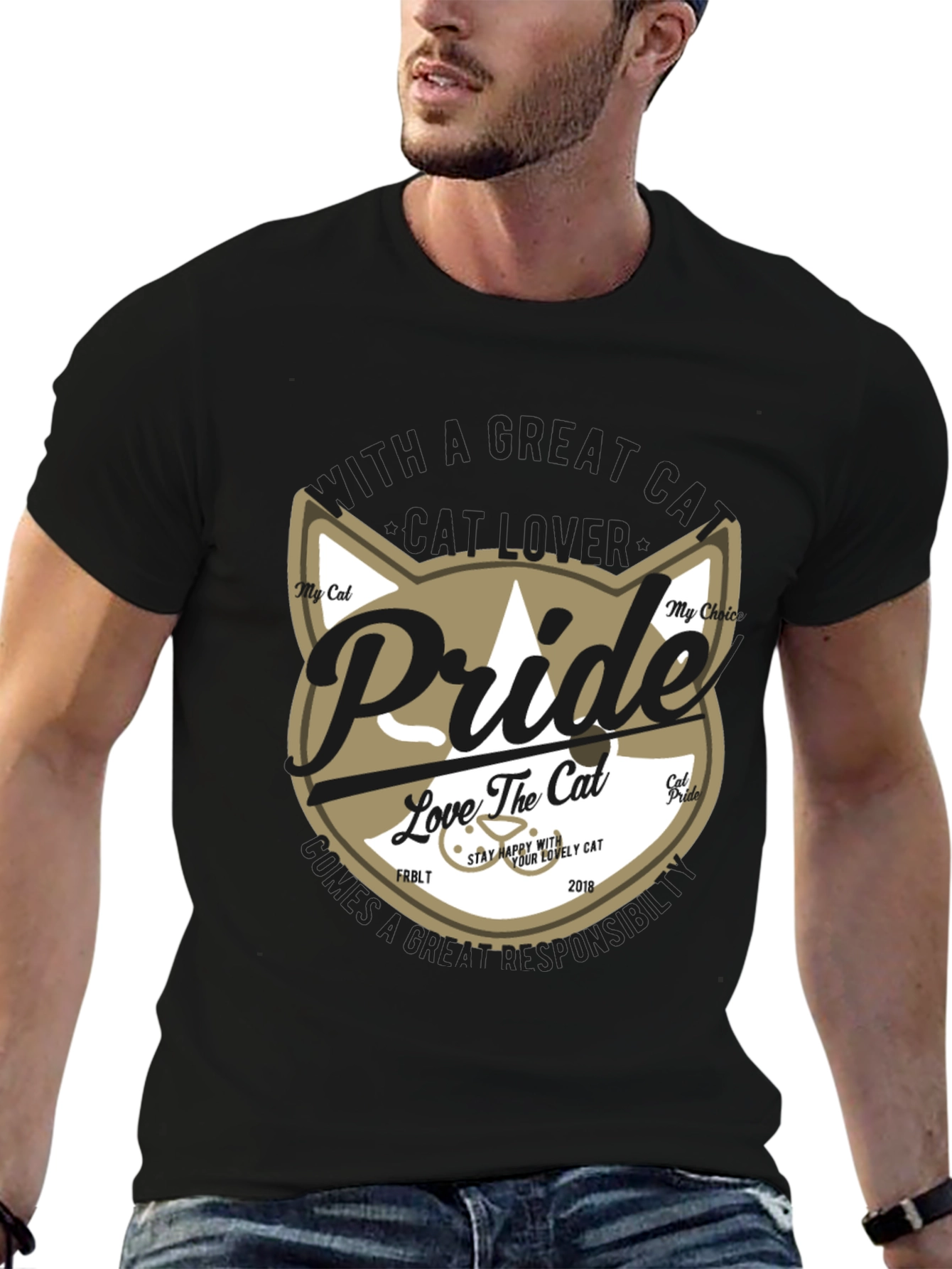 Pride Cat Lover Graphic Tee