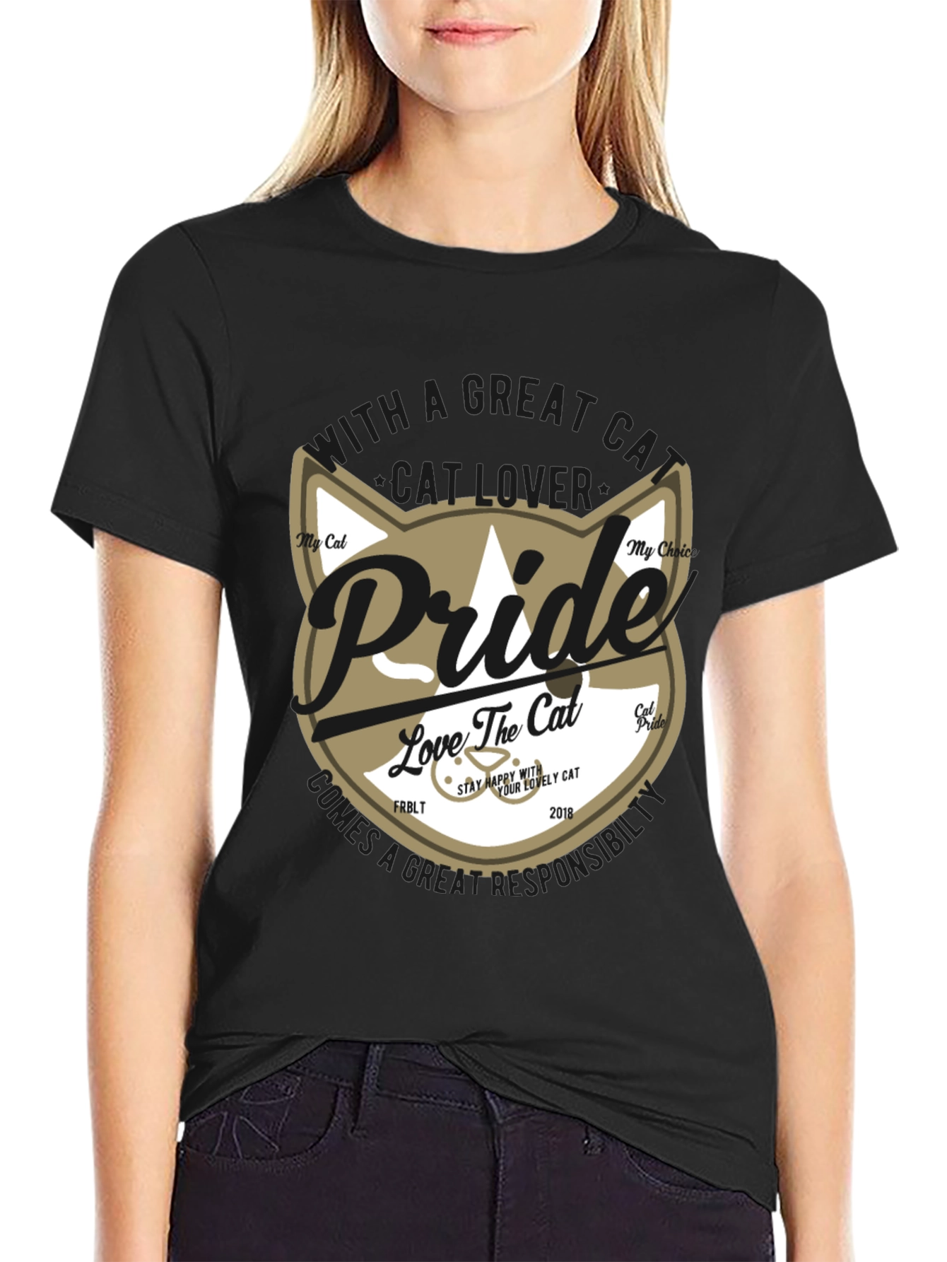 Pride Cat Lover Graphic Tee