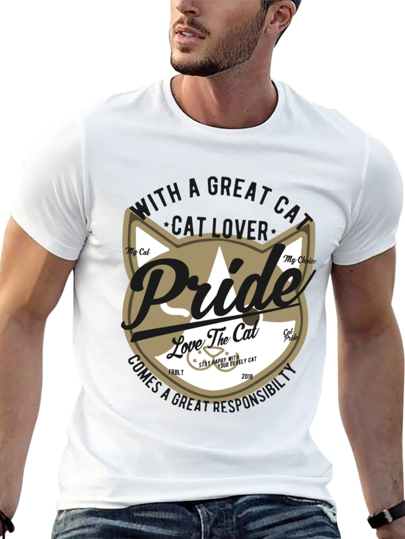 Pride Cat Lover Graphic Tee