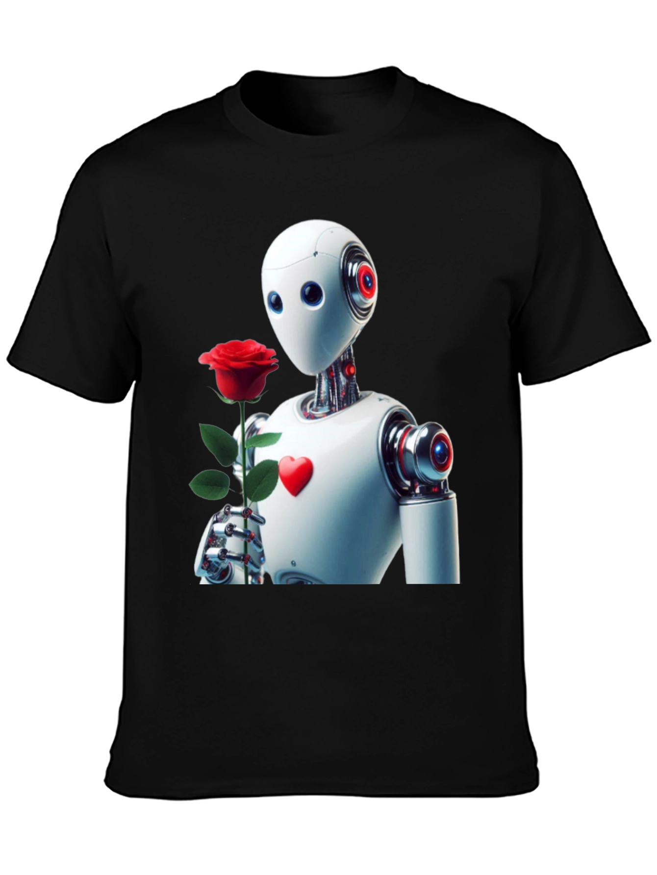 Robot Romance Graphic Tee - Black