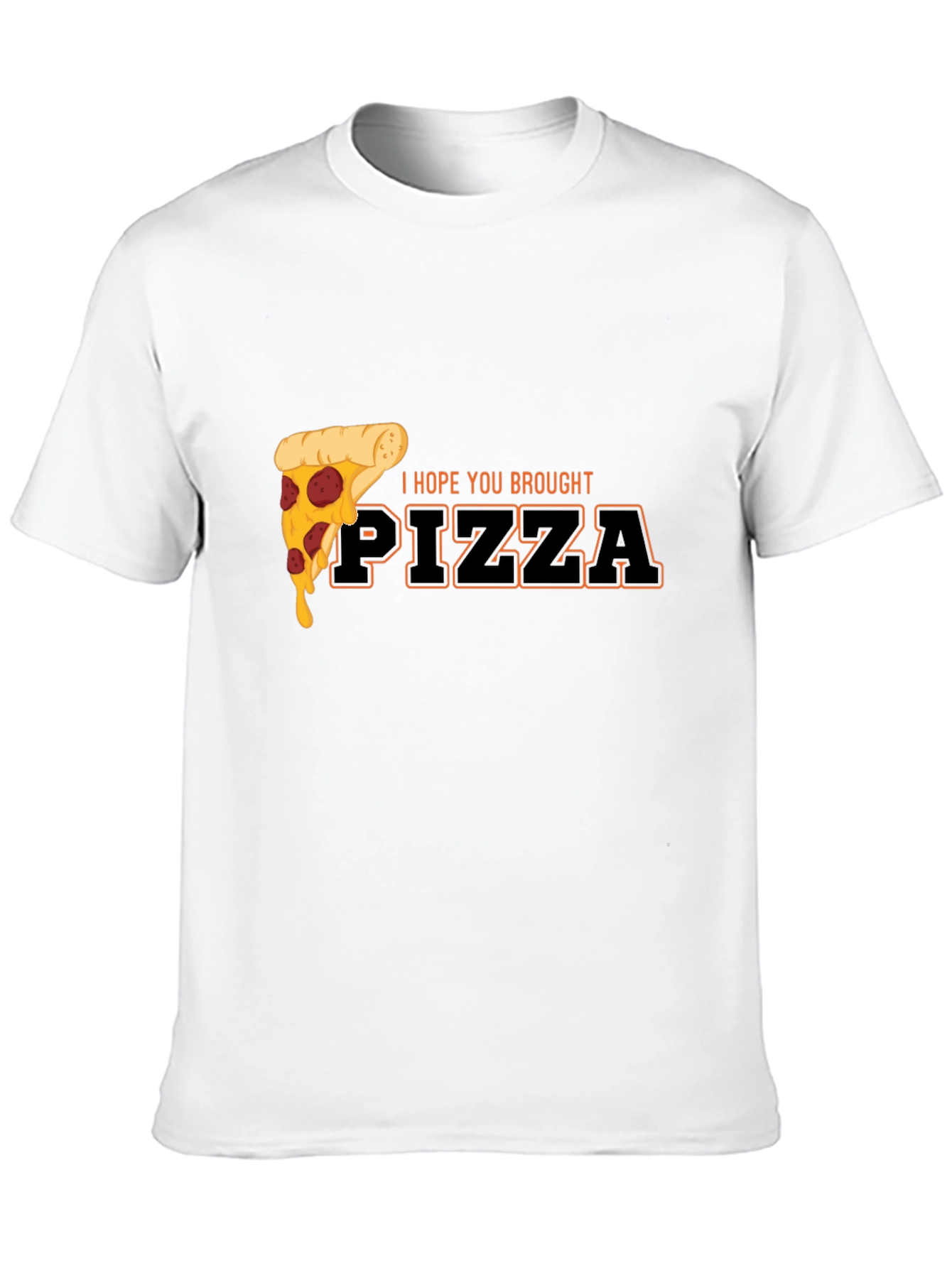 Pizza Lovers Black Graphic Tee