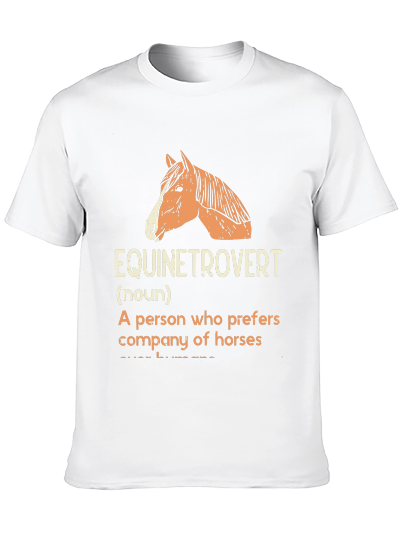 Equinetrovert Horse Lover Graphic T-Shirt