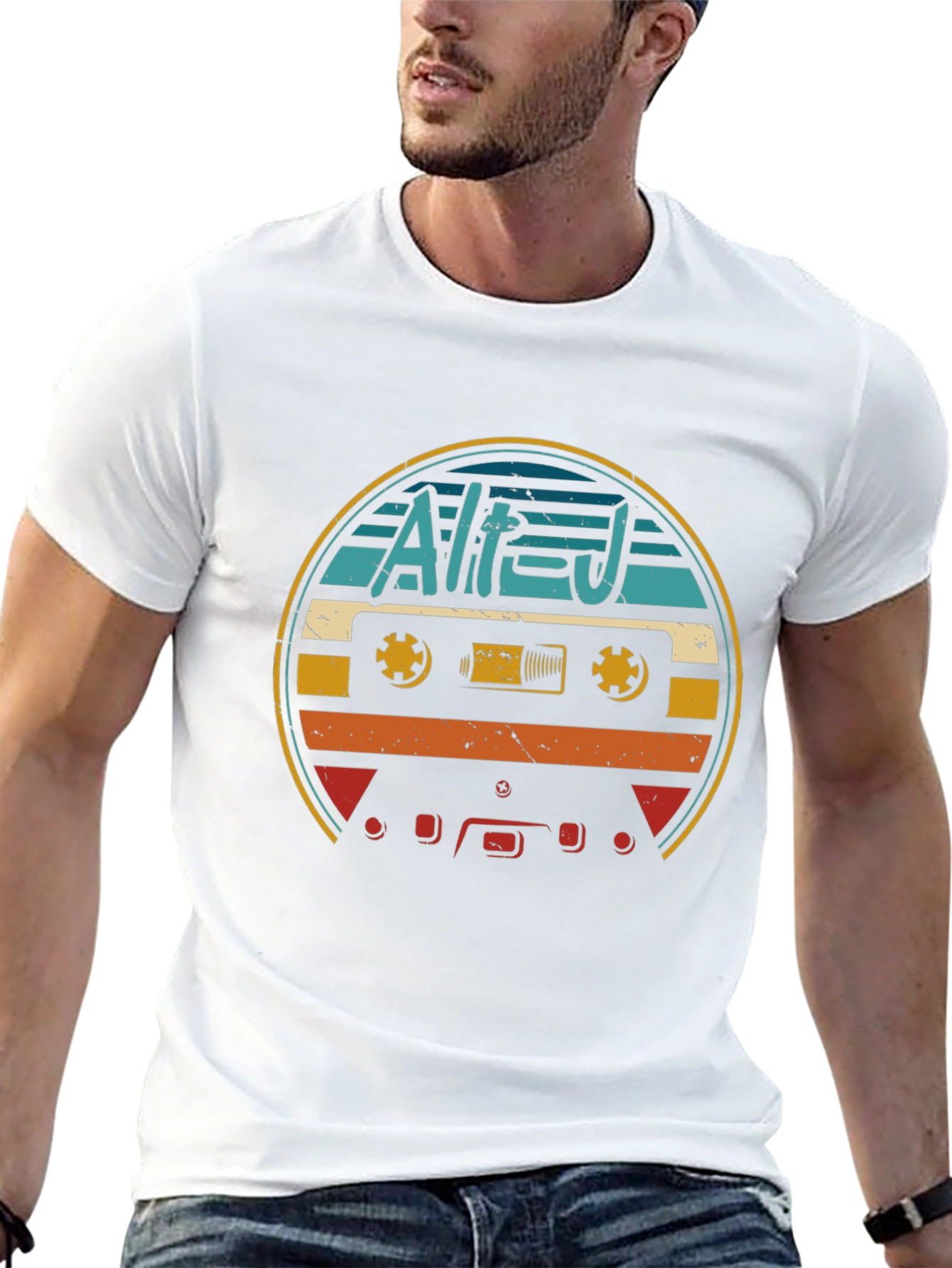 Retro Alt-J Cassette Tape Graphic T-Shirt