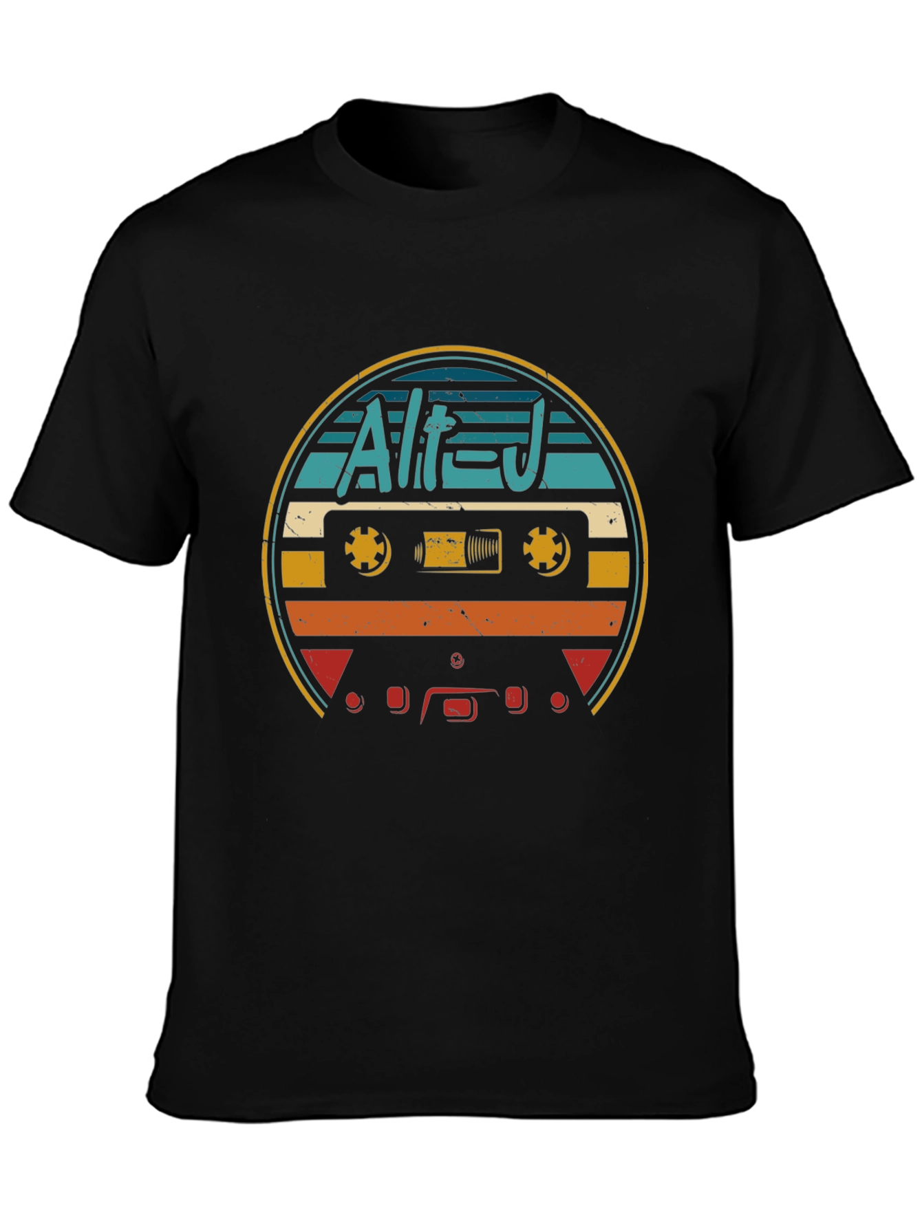 Retro Alt-J Cassette Tape Graphic T-Shirt