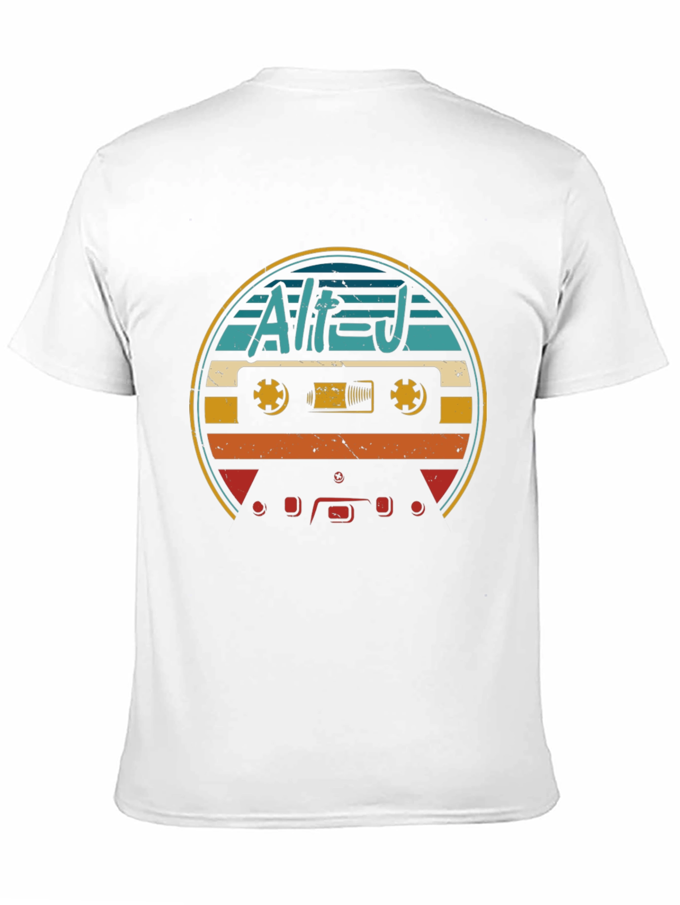 Retro Alt-J Cassette Tape Graphic T-Shirt