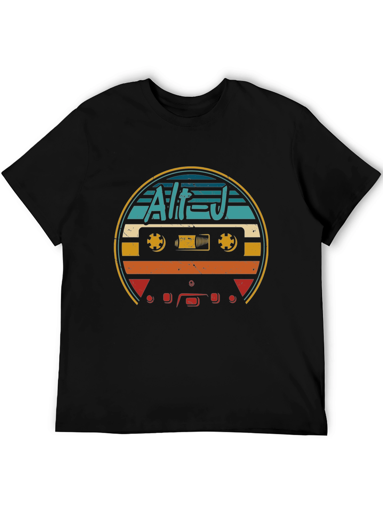 Retro Alt-J Cassette Tape Graphic T-Shirt