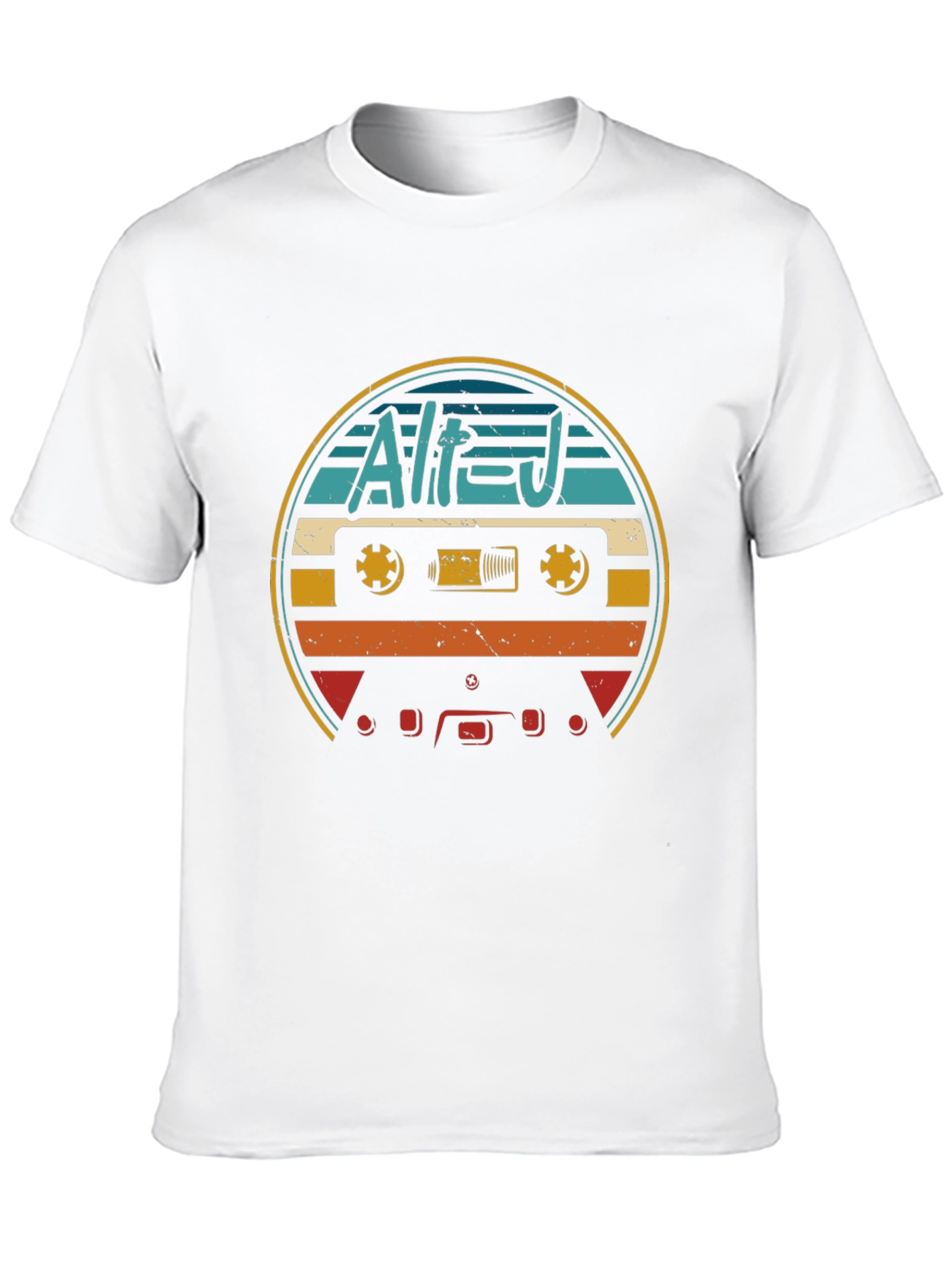 Retro Alt-J Cassette Tape Graphic T-Shirt
