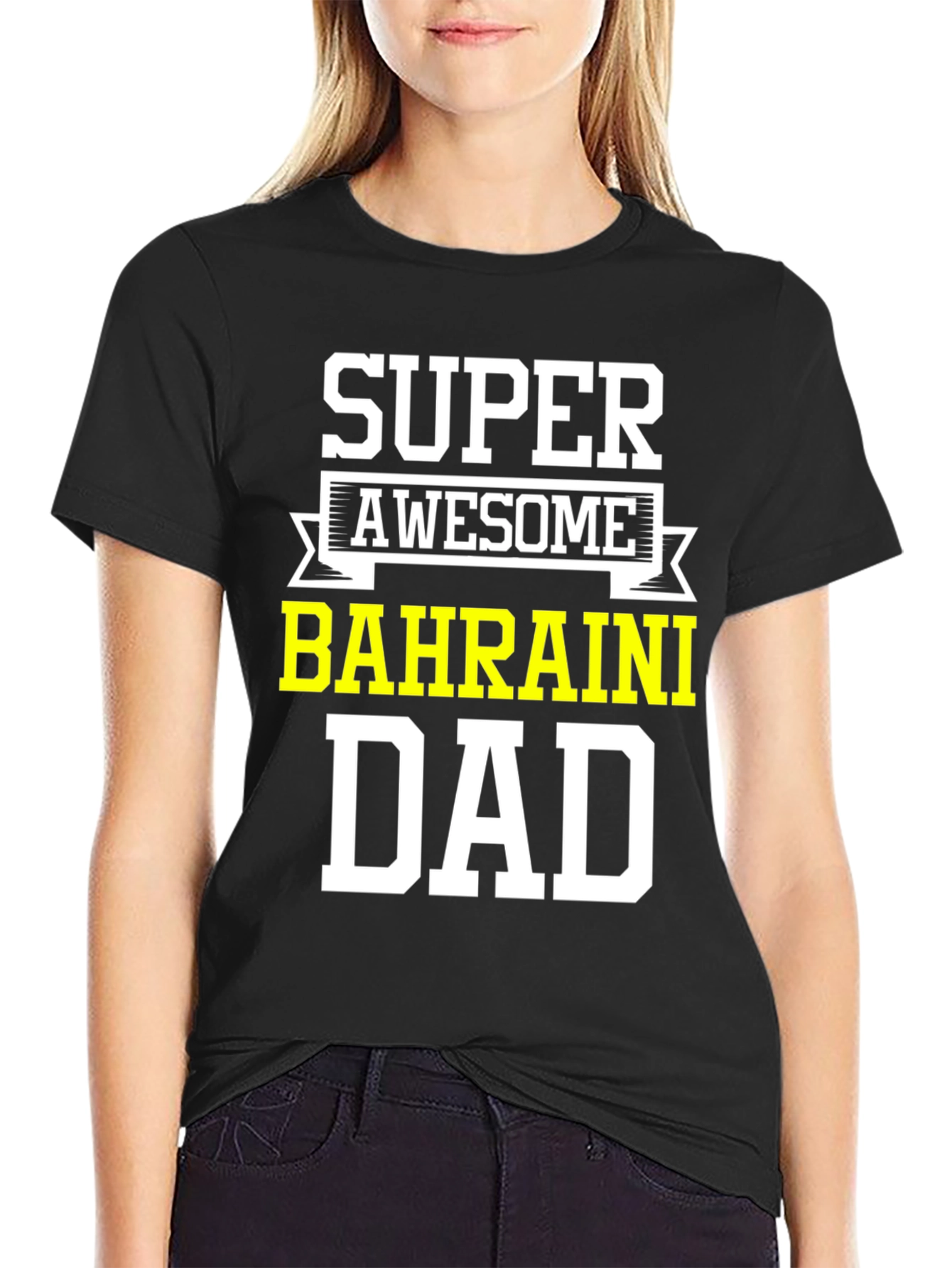 Super Awesome Bahraini Dad T-Shirt