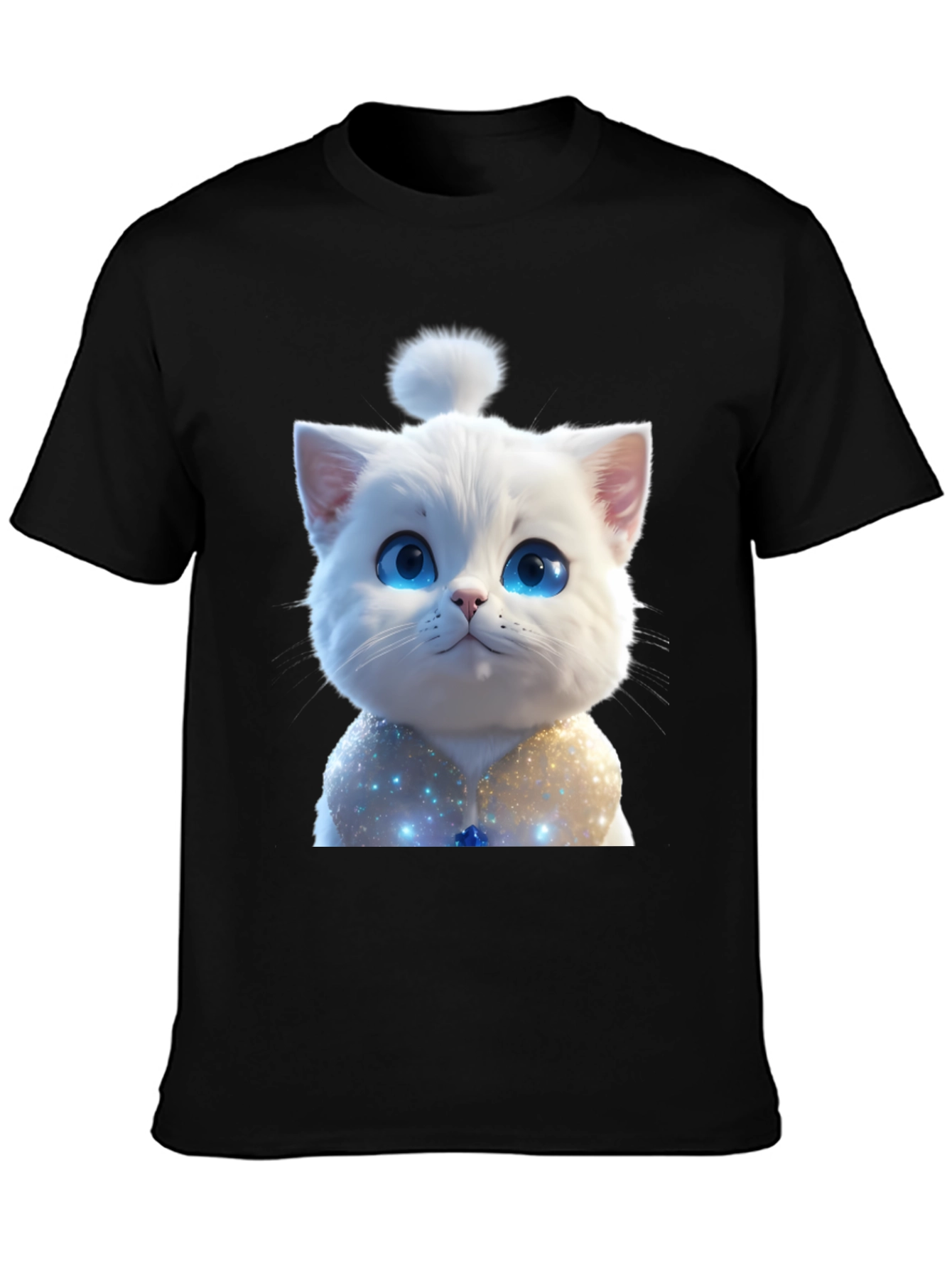 Cute Cat Graphic Tee - Soft & Stylish