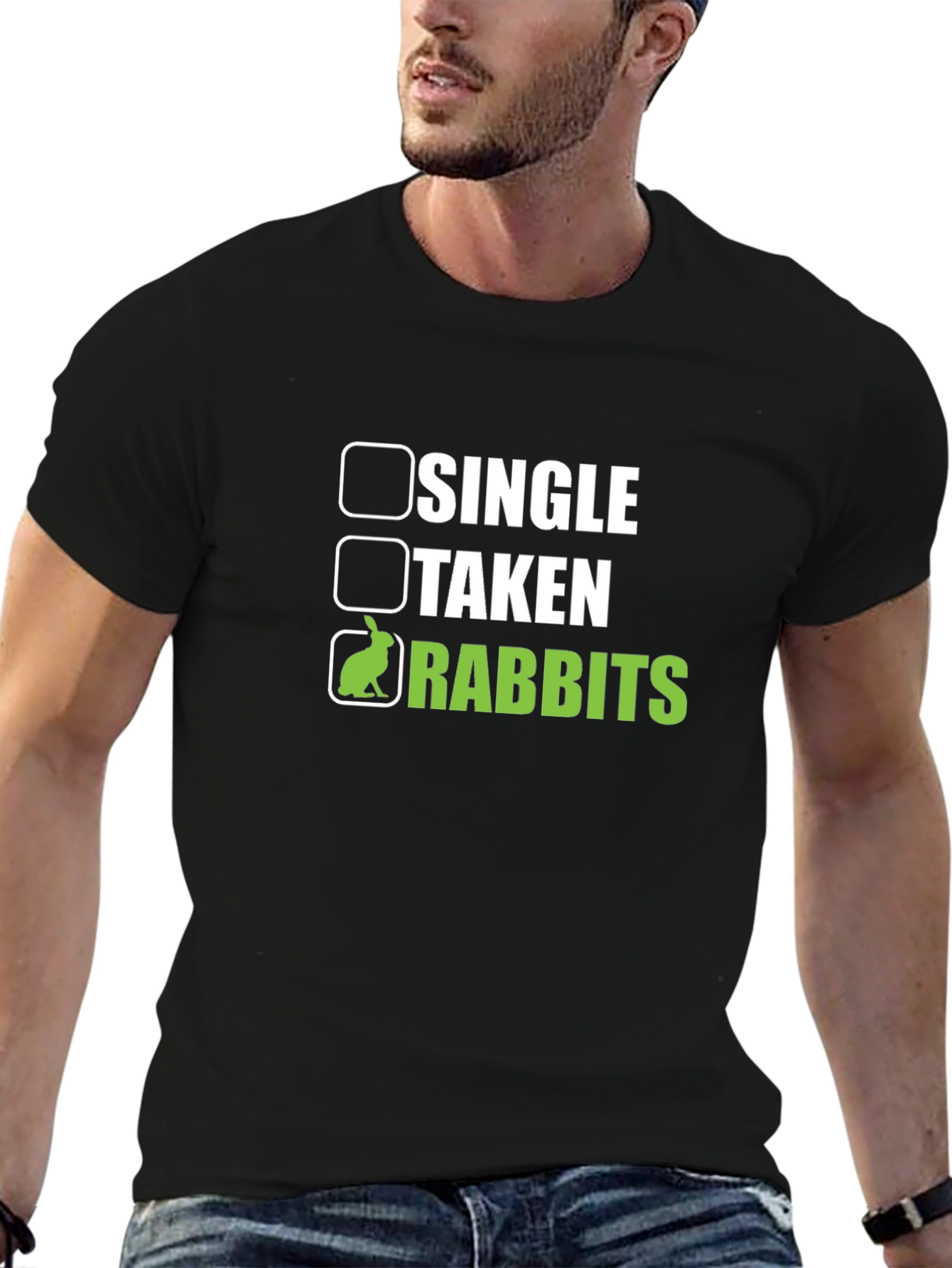 Single Taken Rabbits T-Shirt Funny Pet Lover Tee