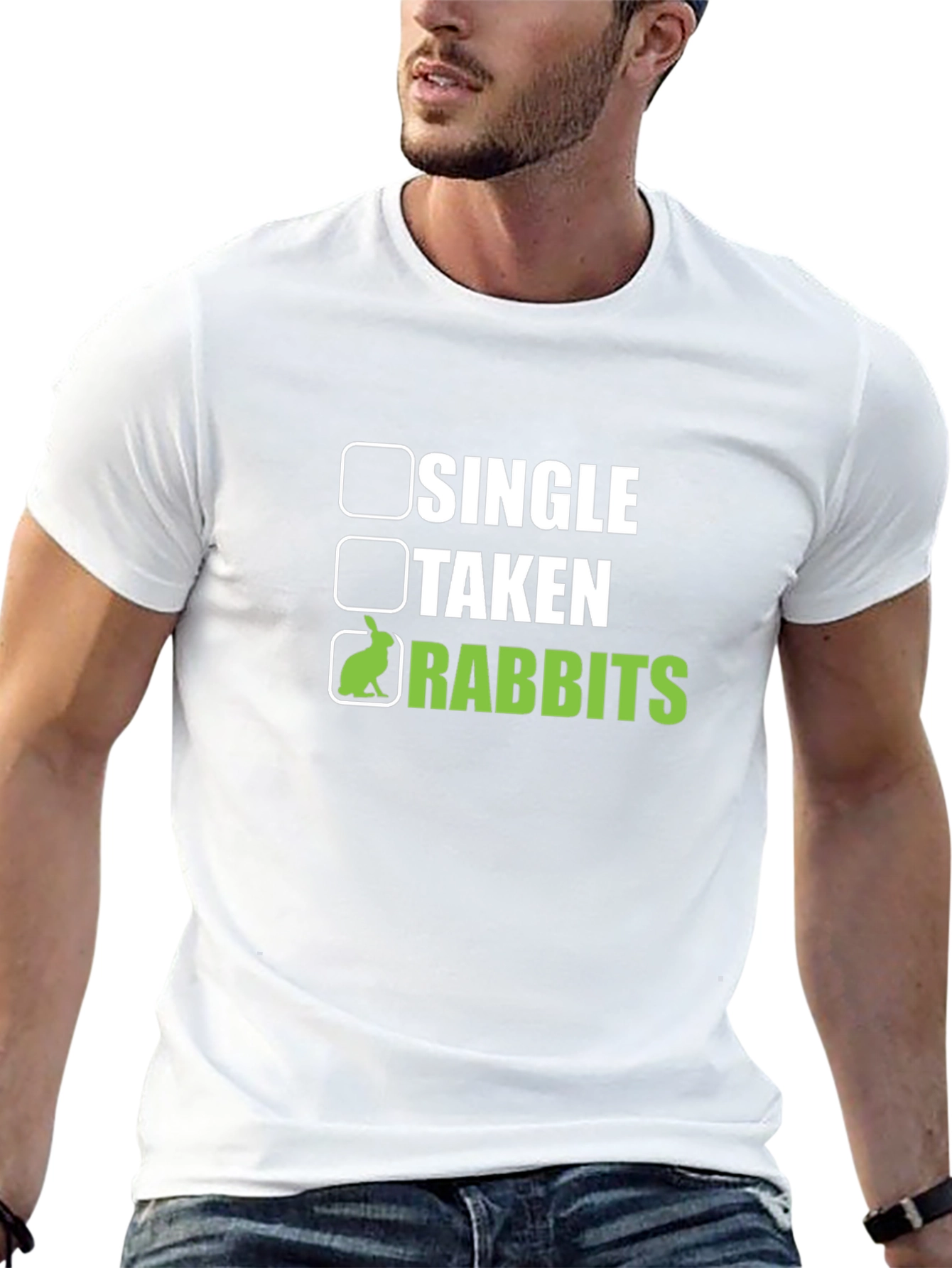 Single Taken Rabbits T-Shirt Funny Pet Lover Tee