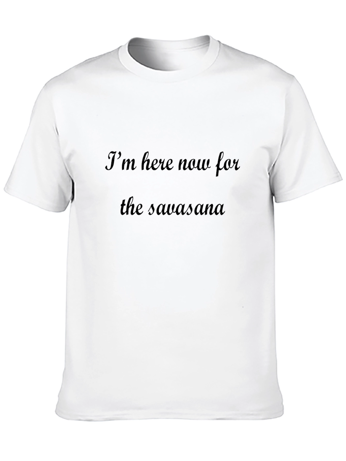 Yoga Savasana Tee - Relaxed Fit Cotton Shirt