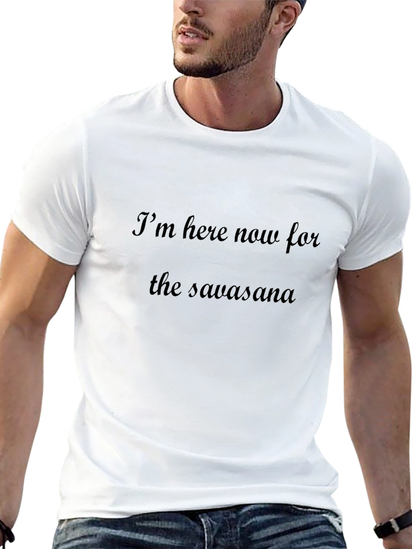 Yoga Savasana Tee - Relaxed Fit Cotton Shirt