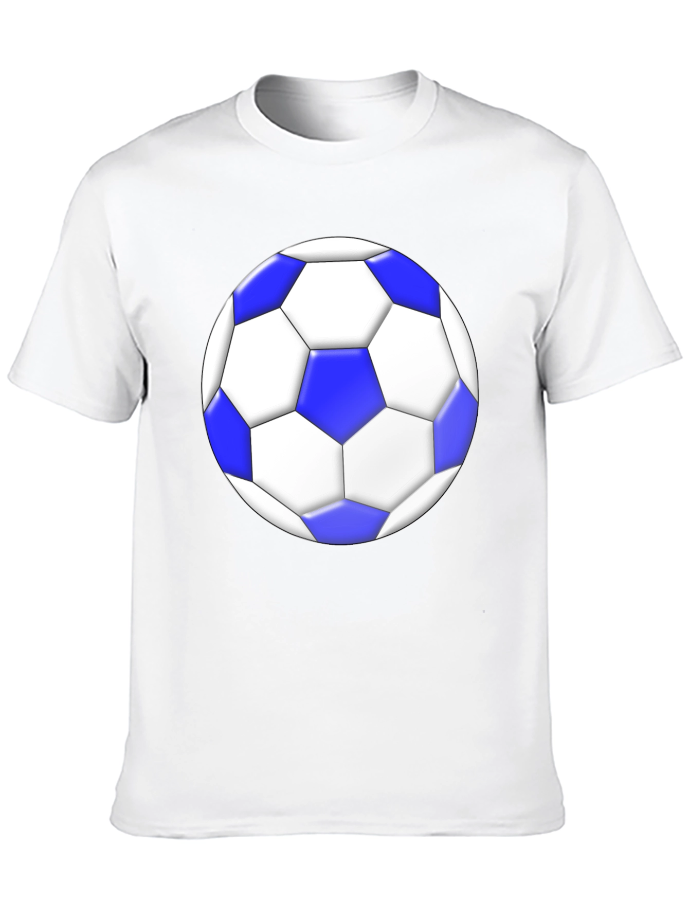 Soccer Ball Graphic Tee - Stylish Black T-Shirt