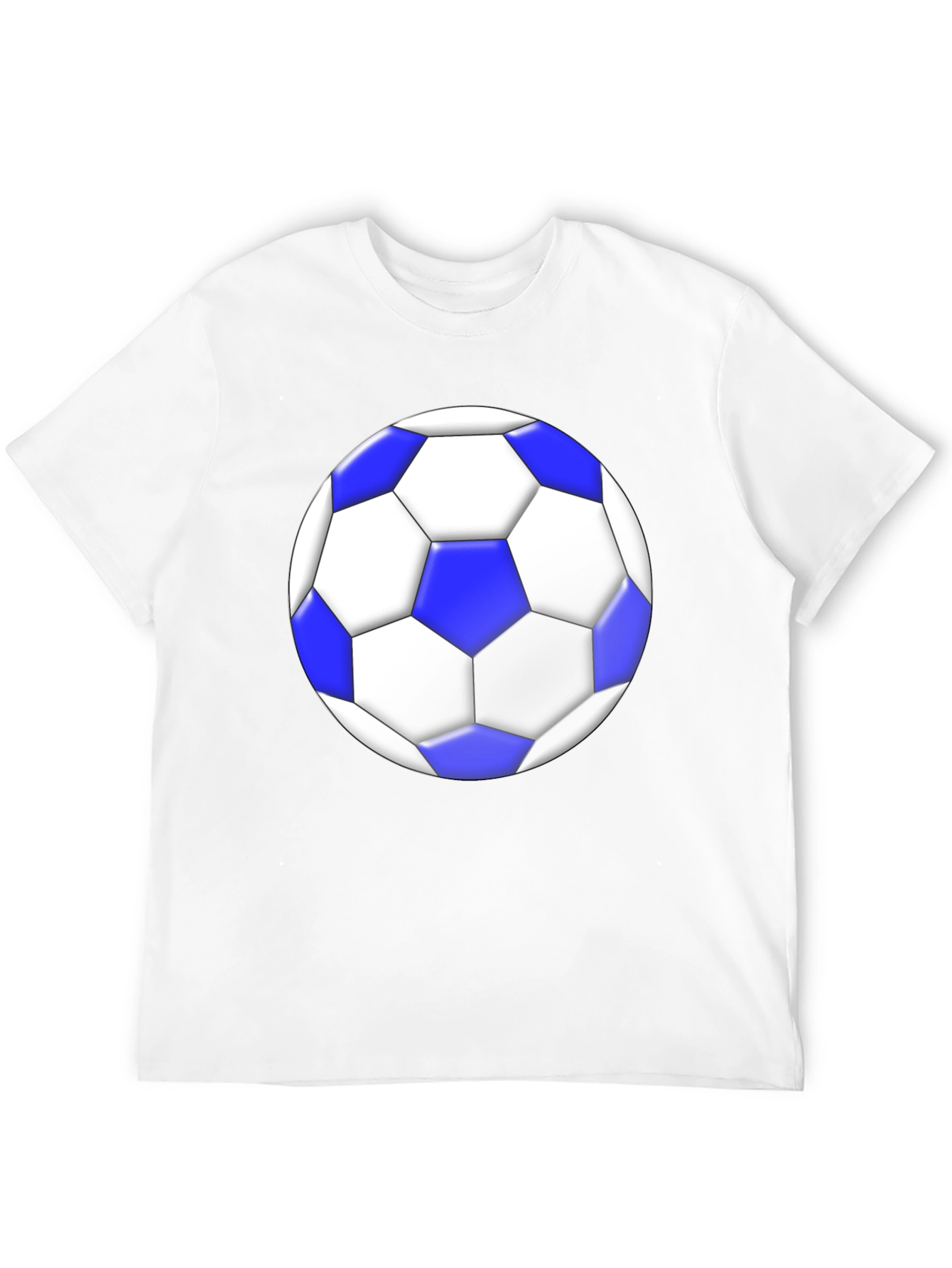 Soccer Ball Graphic Tee - Stylish Black T-Shirt