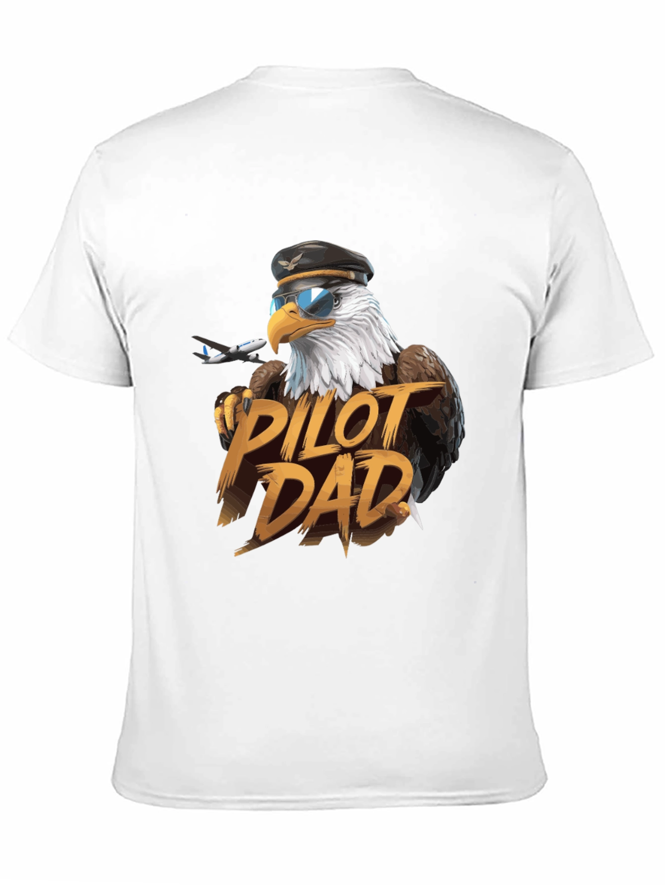 Pilot Dad Eagle T-Shirt - Aviation Lover Tee