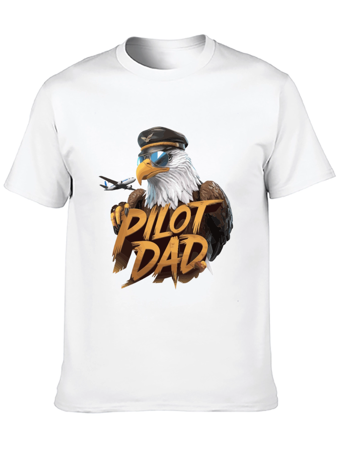Pilot Dad Eagle T-Shirt - Aviation Lover Tee