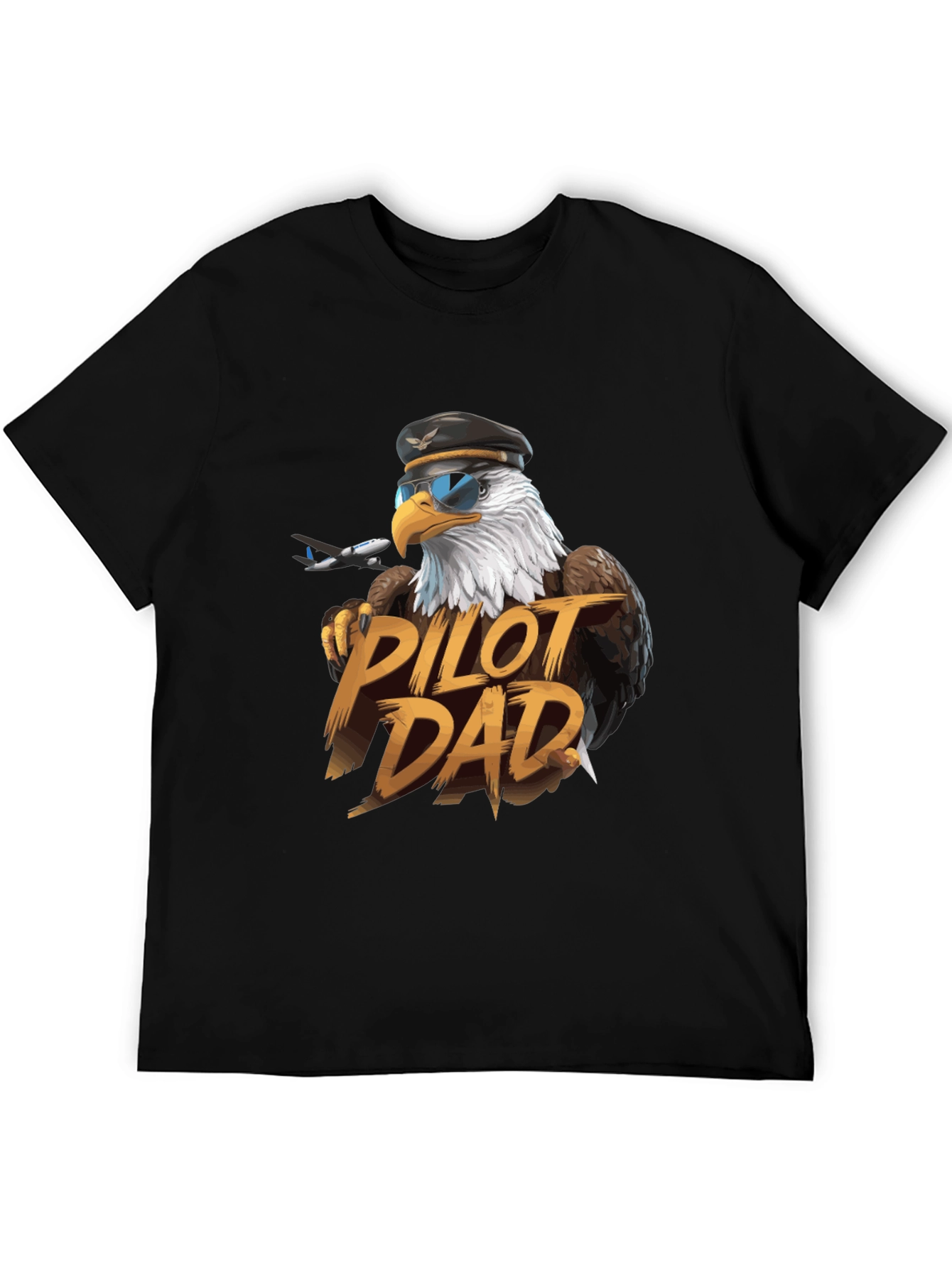Pilot Dad Eagle T-Shirt - Aviation Lover Tee
