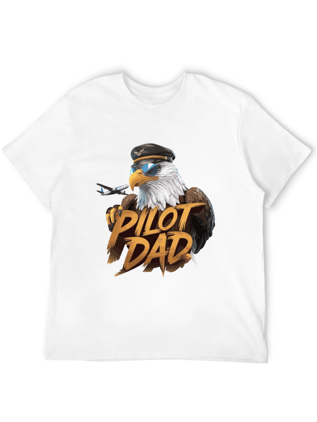 Pilot Dad Eagle T-Shirt - Aviation Lover Tee