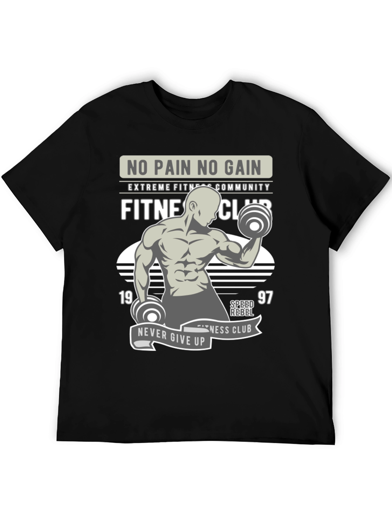 No Pain No Gain Fitness T-Shirt