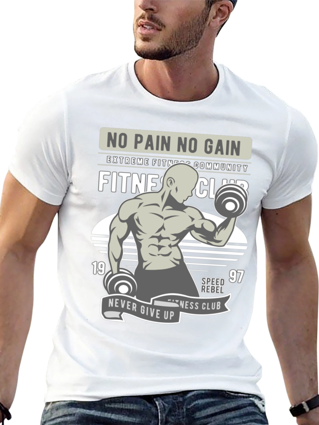 No Pain No Gain Fitness T-Shirt