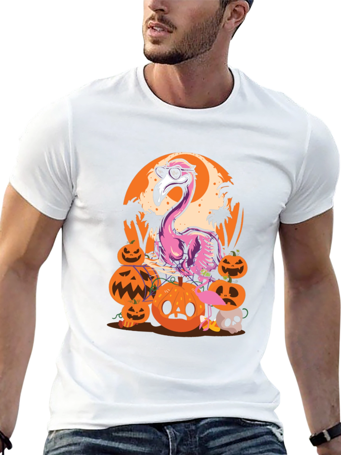 Halloween Flamingo T-Shirt