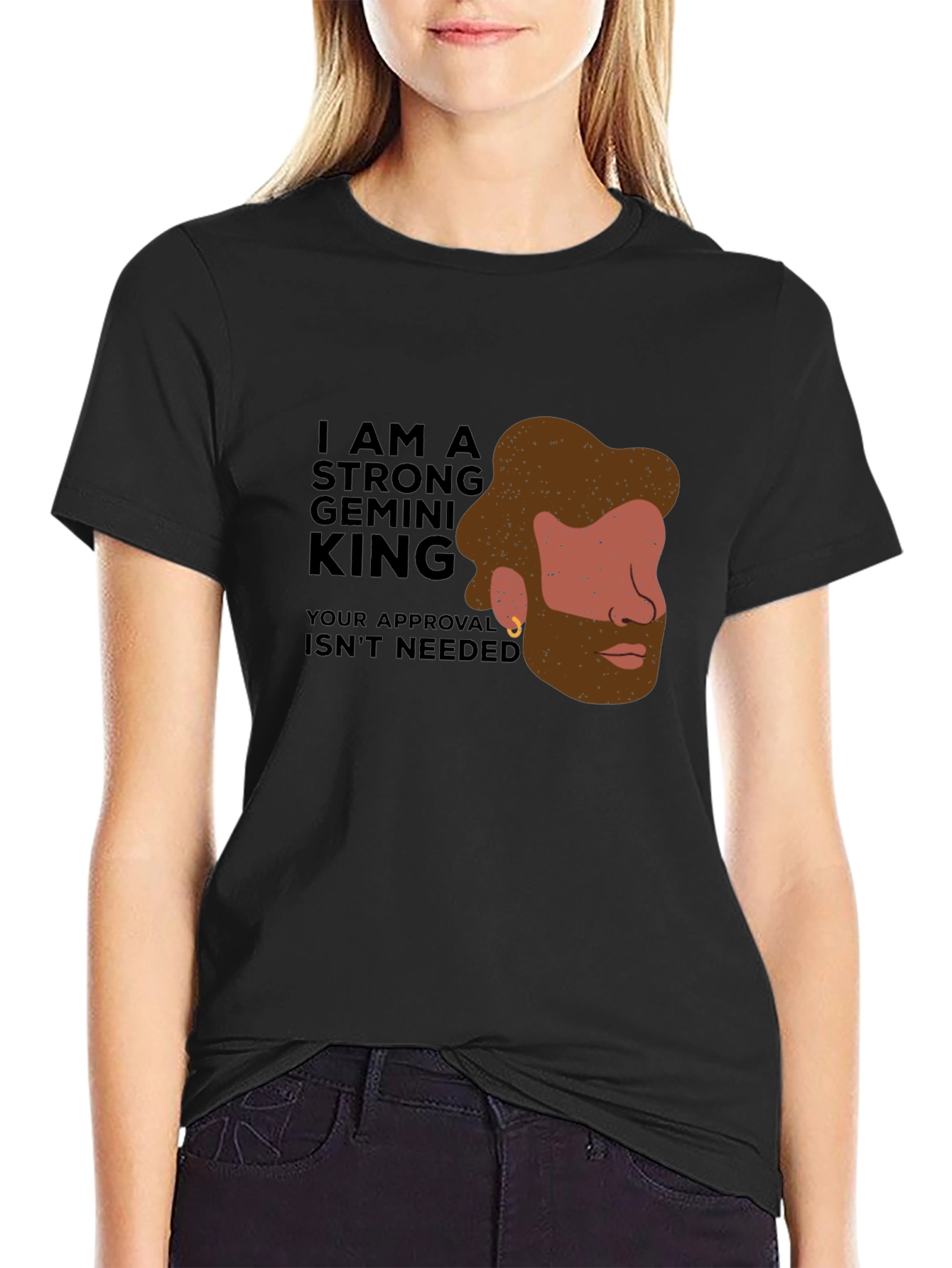 Strong Gemini King Graphic Tee