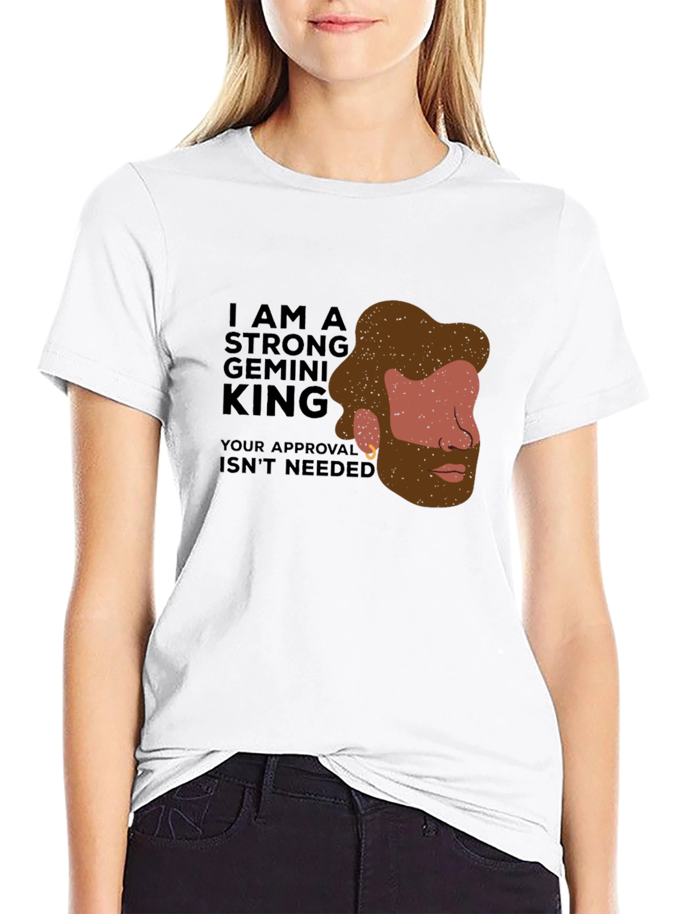 Strong Gemini King Graphic Tee