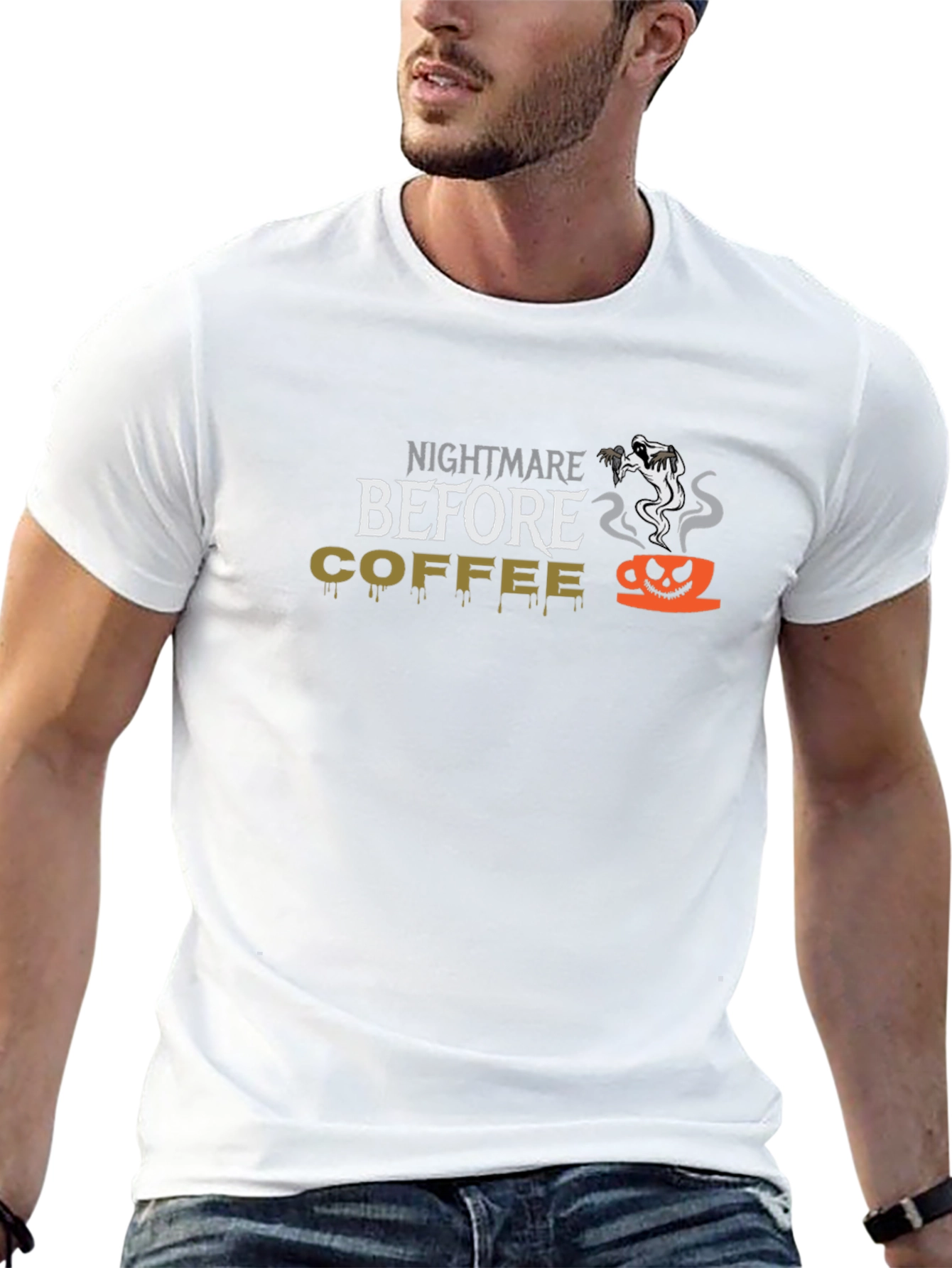 Nightmare Before Coffee Halloween T-Shirt