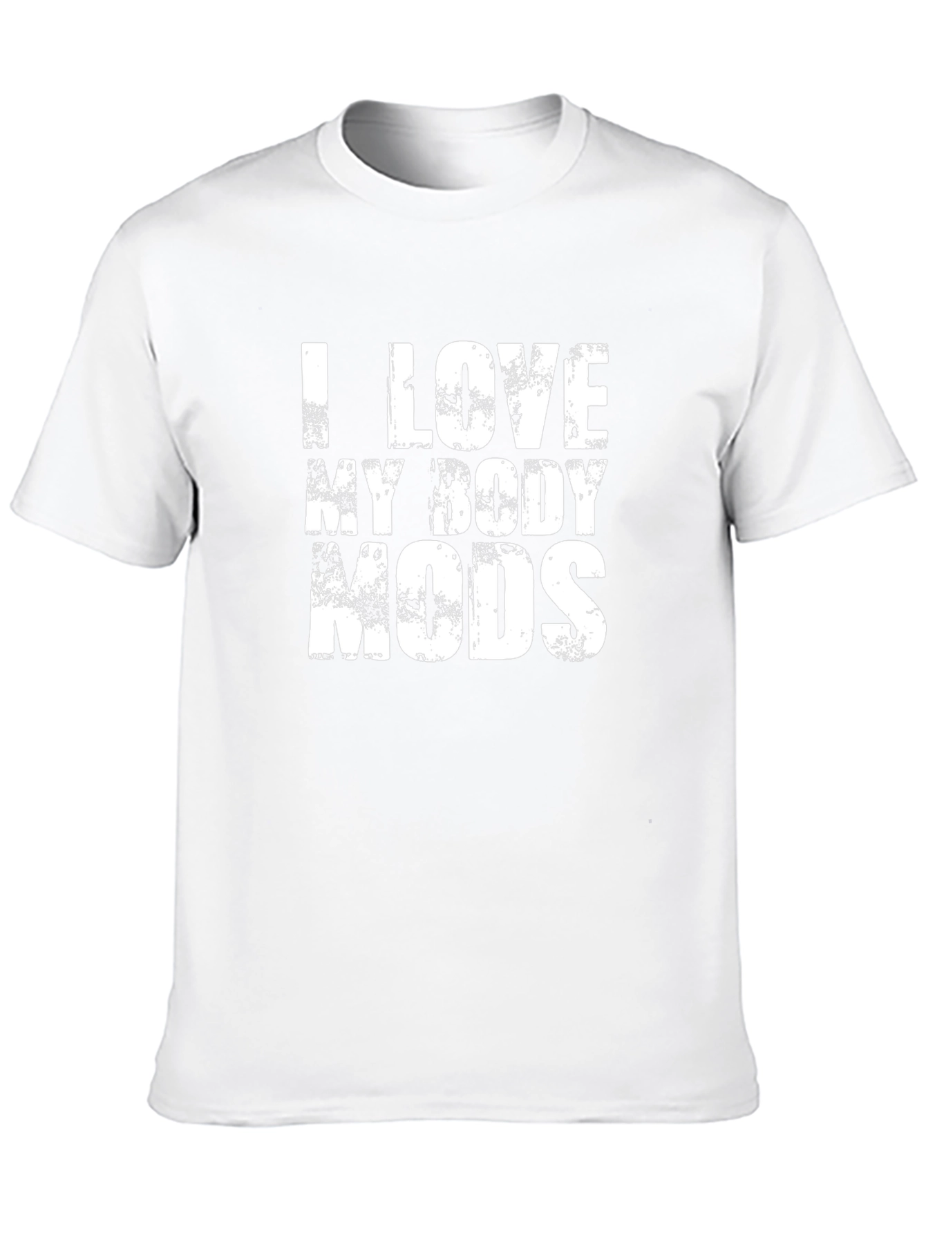 I Love My Body Mods Graphic T-Shirt - Black