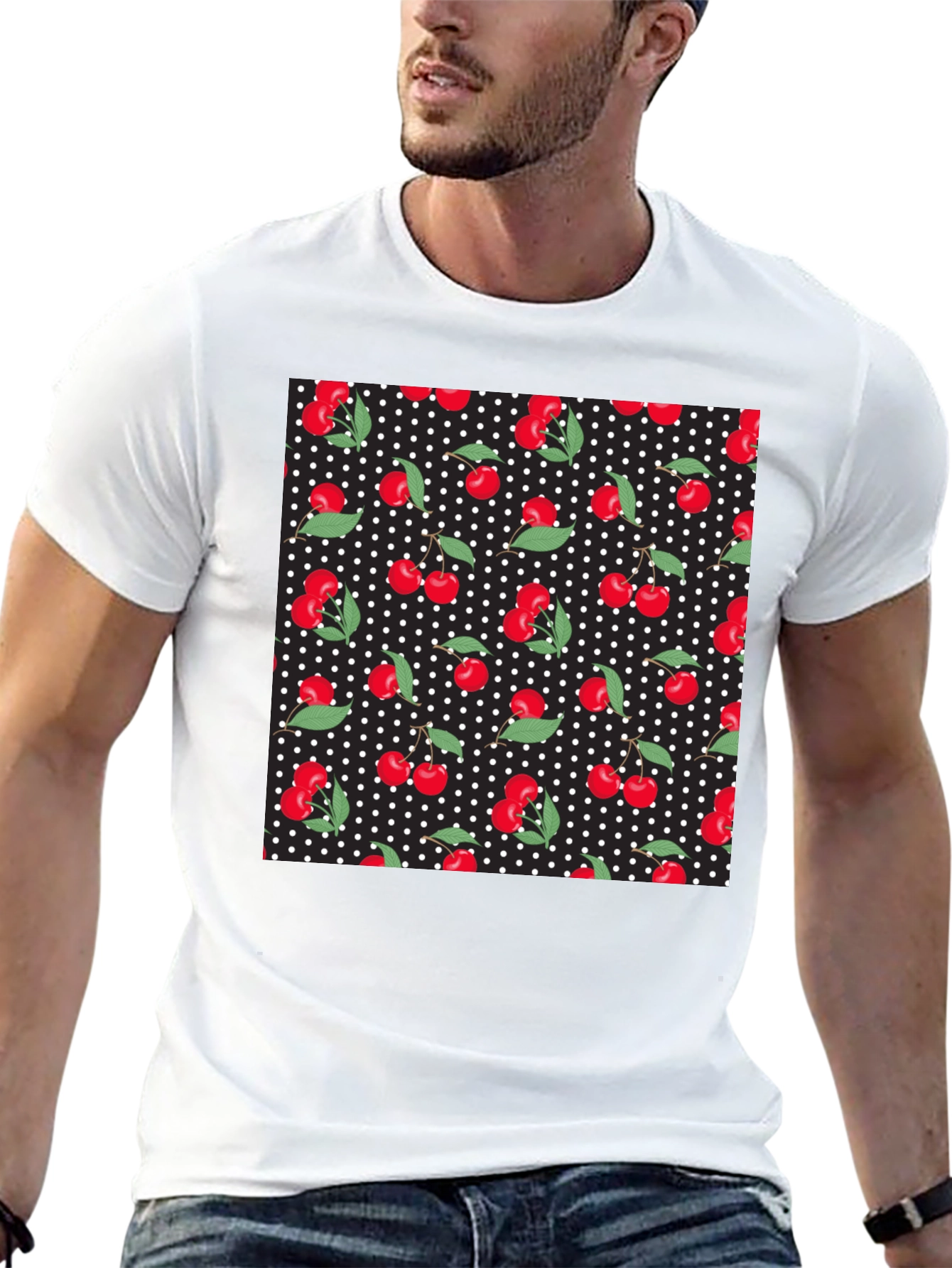 Cherry Polka Dot Tee