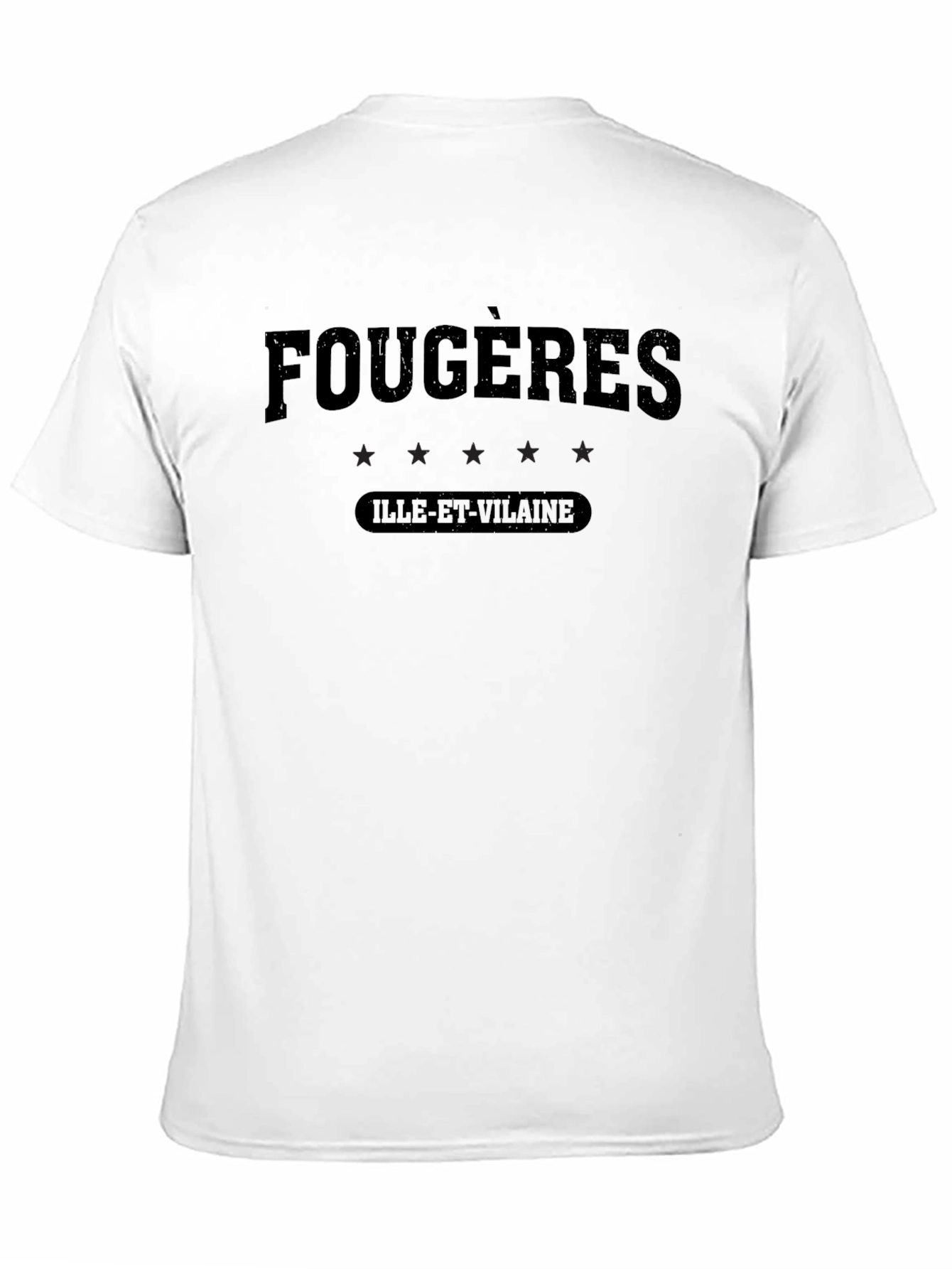 Fougères Ille-et-Vilaine Black Graphic Tee