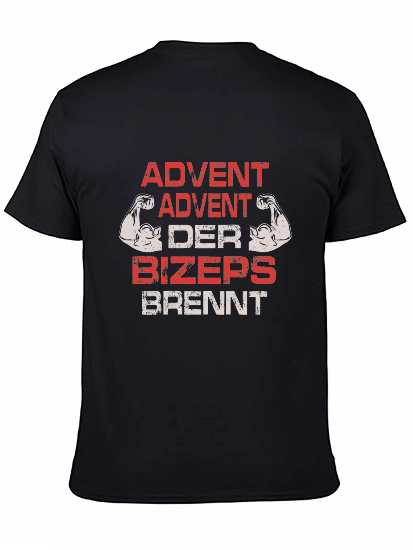 Advent Biceps Brennt Black T-Shirt
