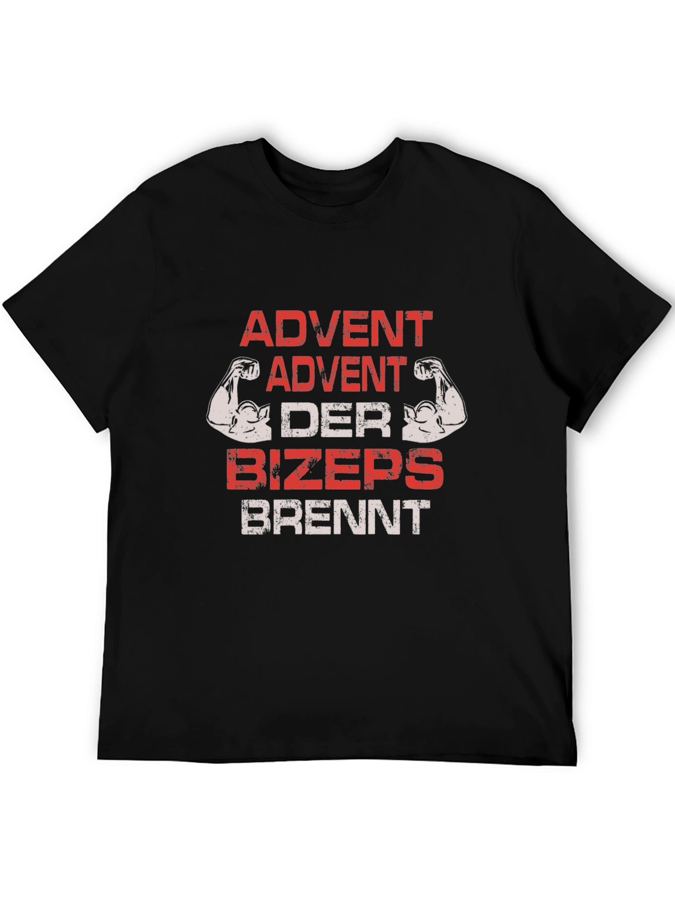 Advent Biceps Brennt Black T-Shirt