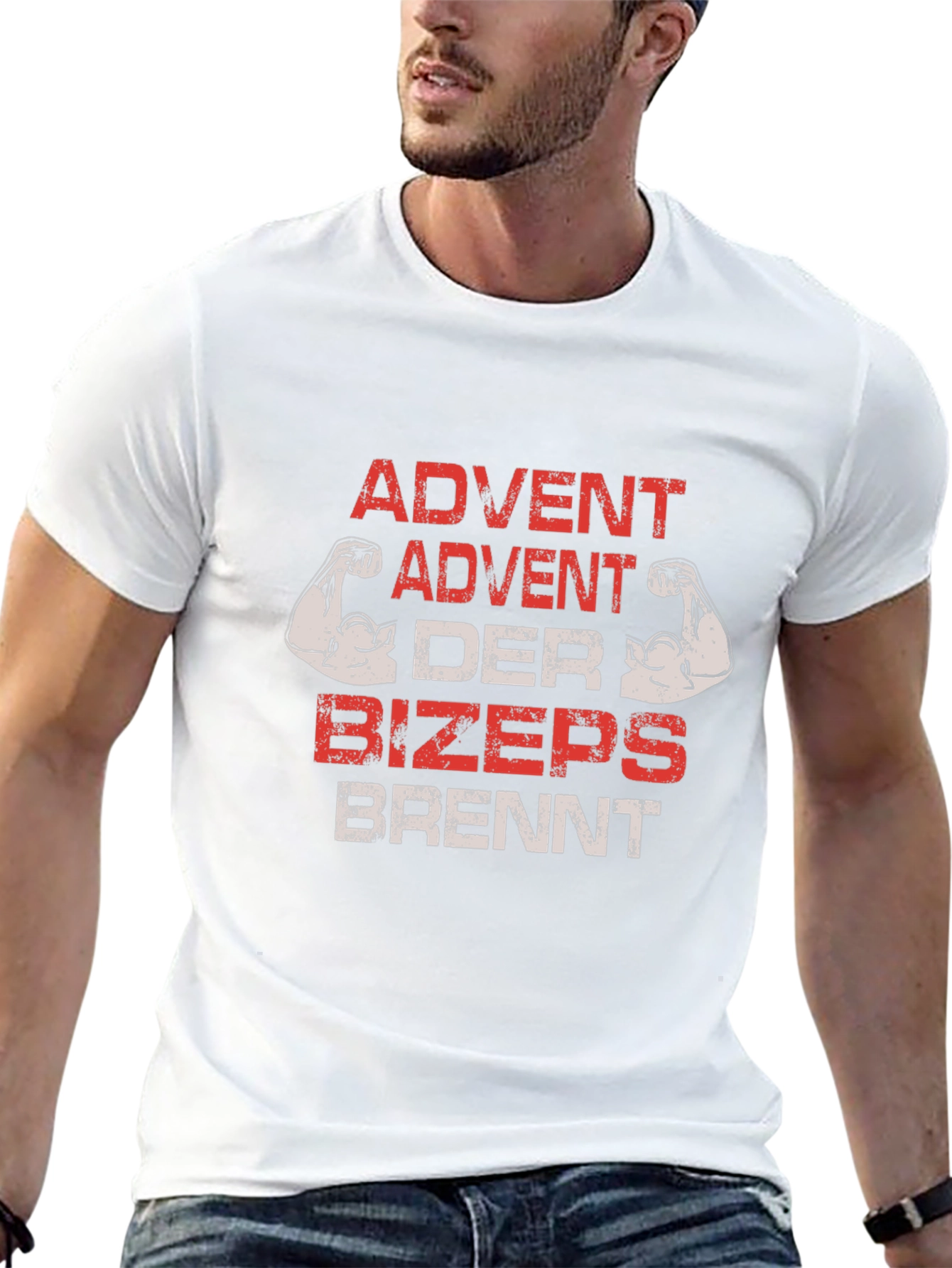 Advent Biceps Brennt Black T-Shirt