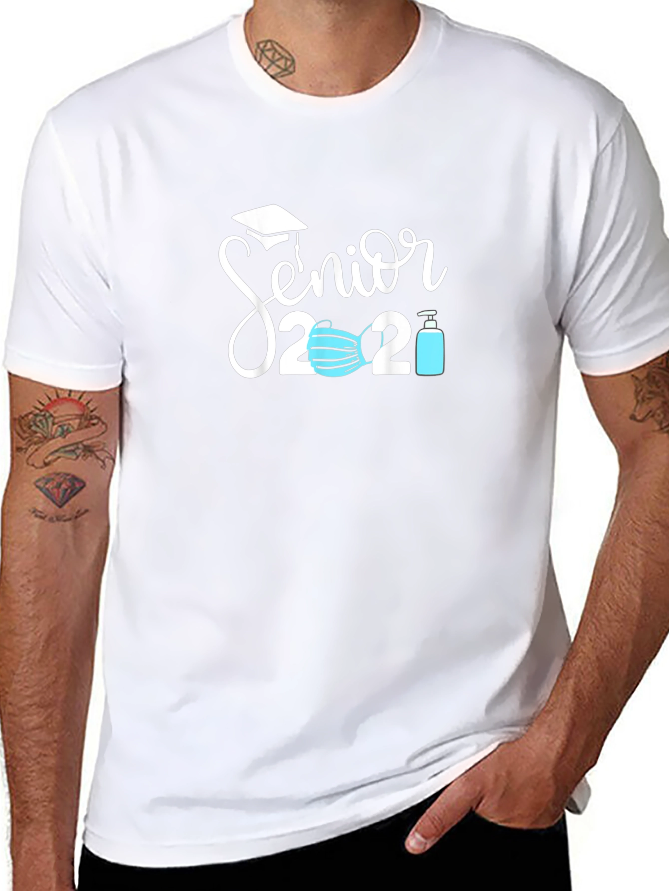 Senior 2021 Graduation T-Shirt - Pandemic Graduate Tee