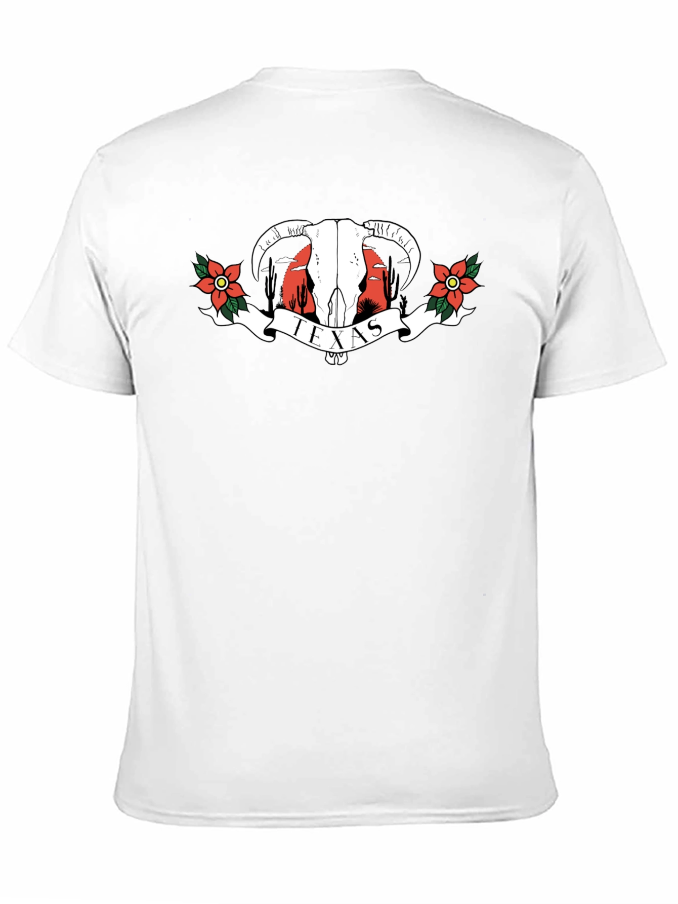 Texas Graphic T-Shirt | Western Bull Skull Tee