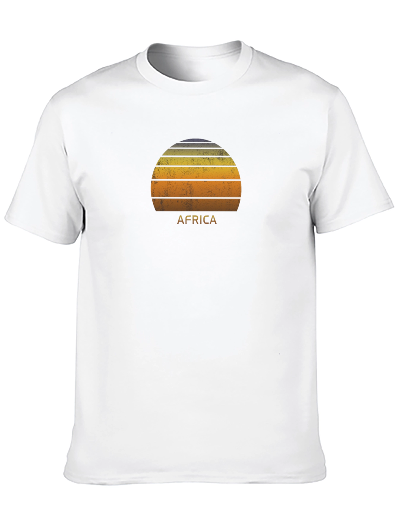 Africa Retro Sunset T-Shirt - Classic Fit