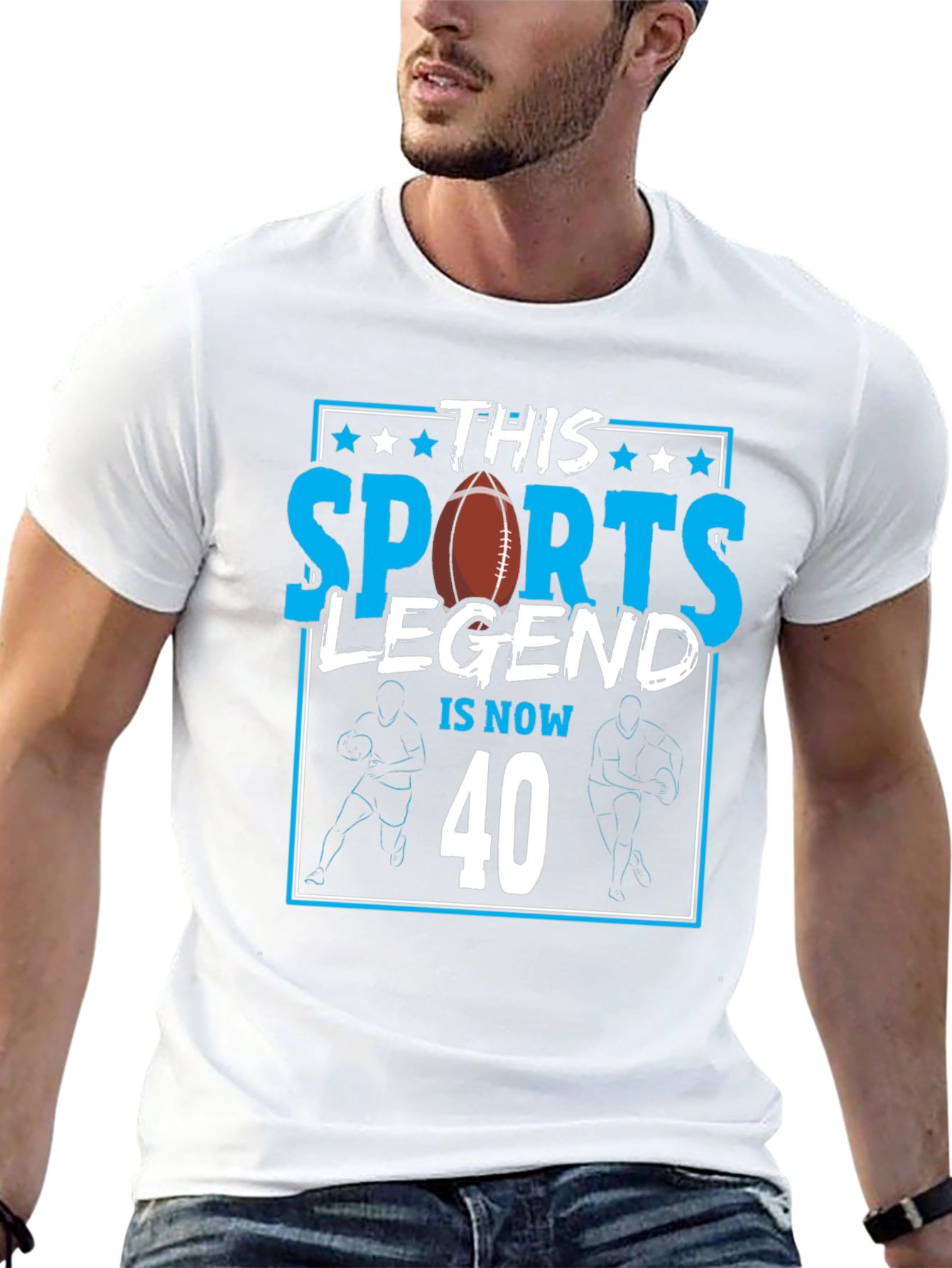 Sports Legend 40th Birthday Graphic Tee