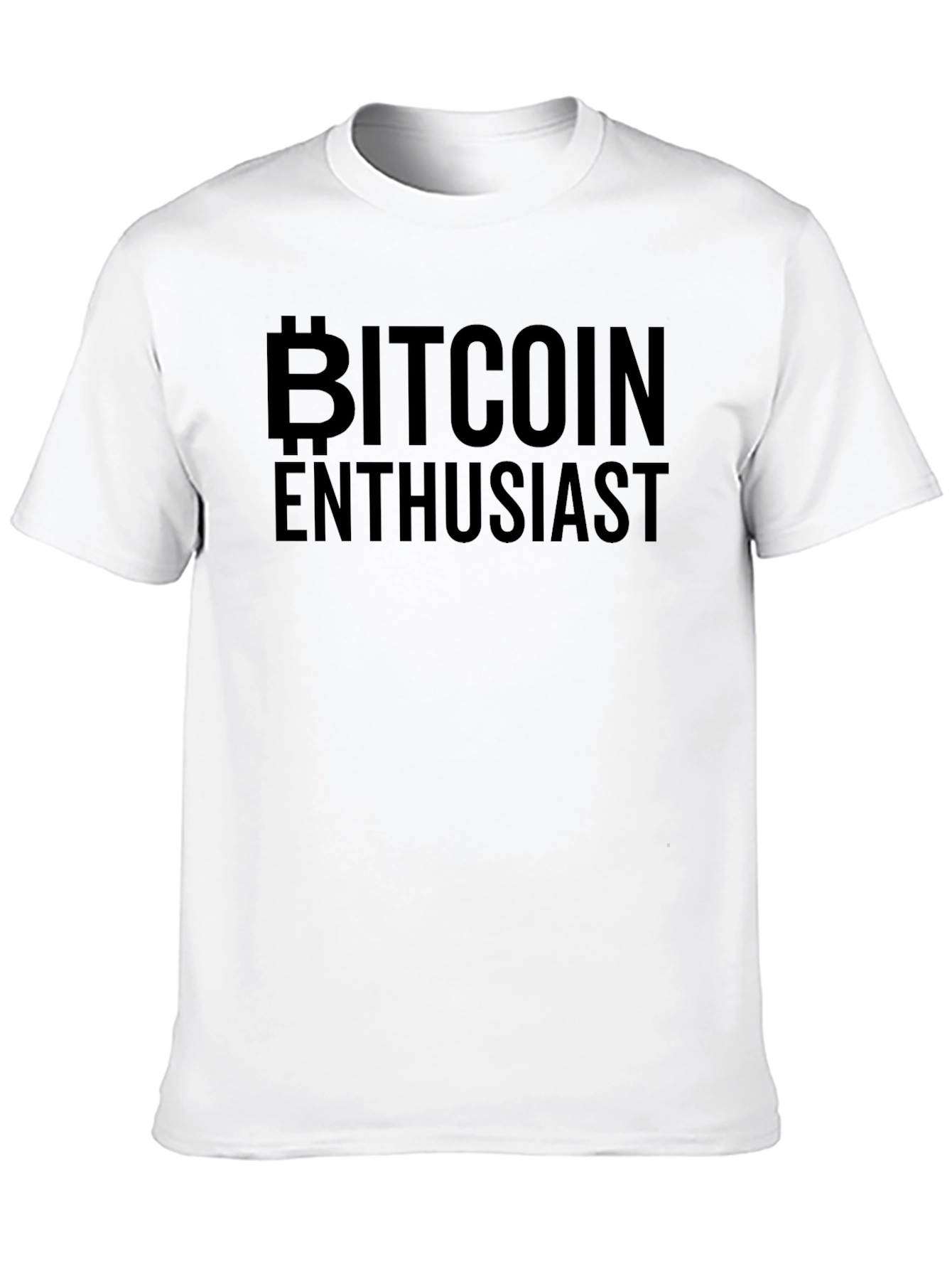 Bitcoin Enthusiast Black T-Shirt - Crypto Currency Tee