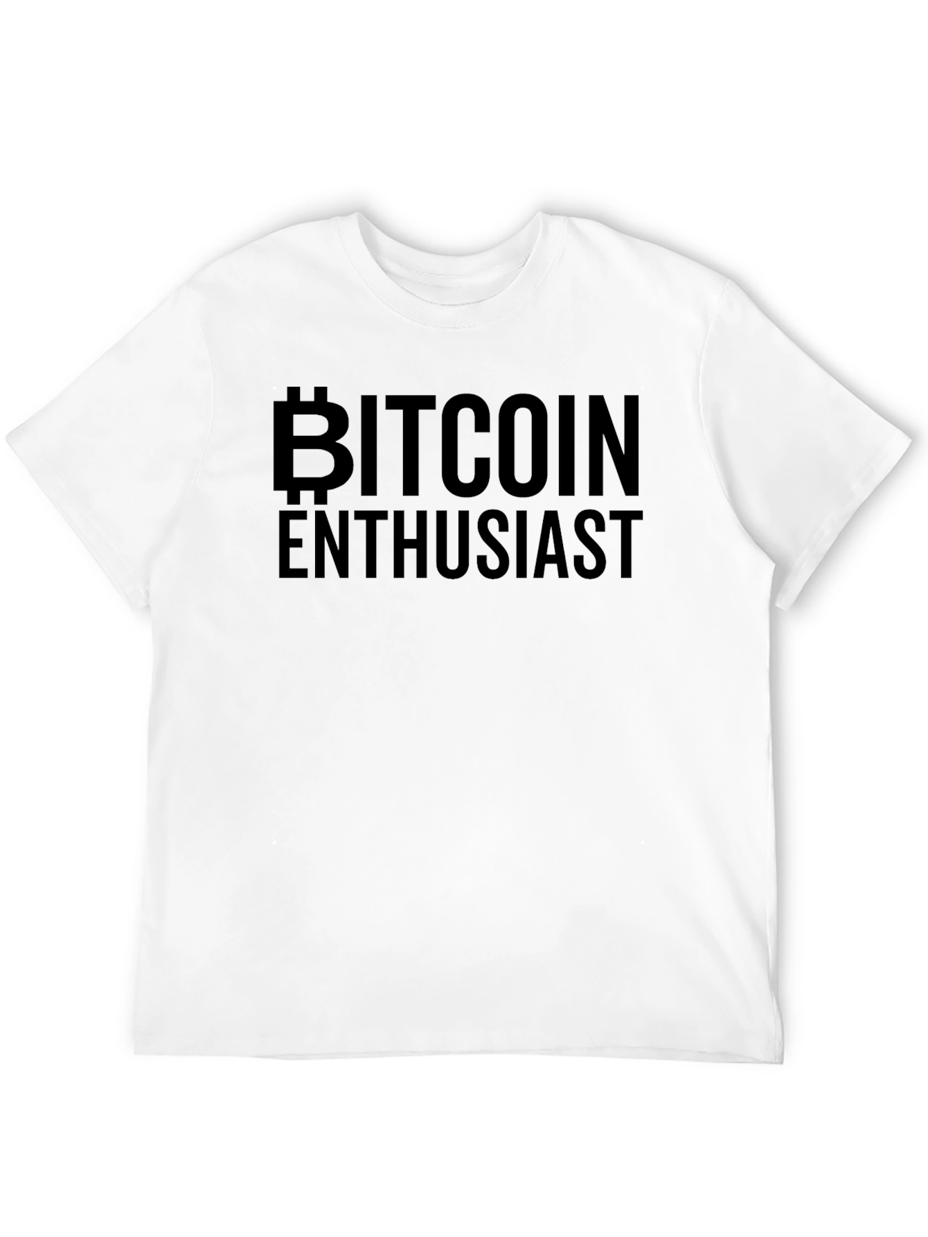 Bitcoin Enthusiast Black T-Shirt - Crypto Currency Tee