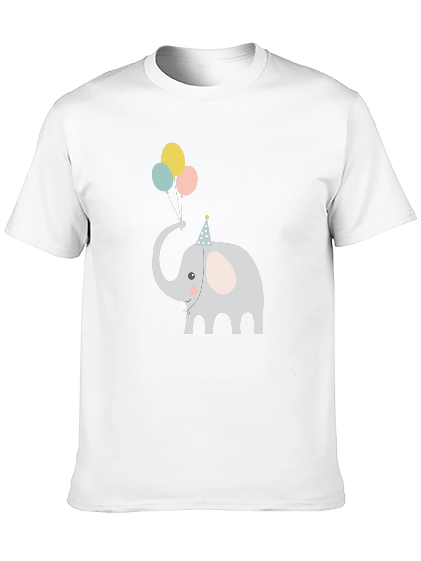 Elephant with Balloons Graphic Tee
