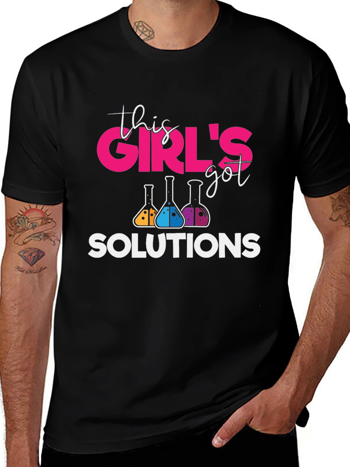 This Girls Got Solutions Science T-Shirt